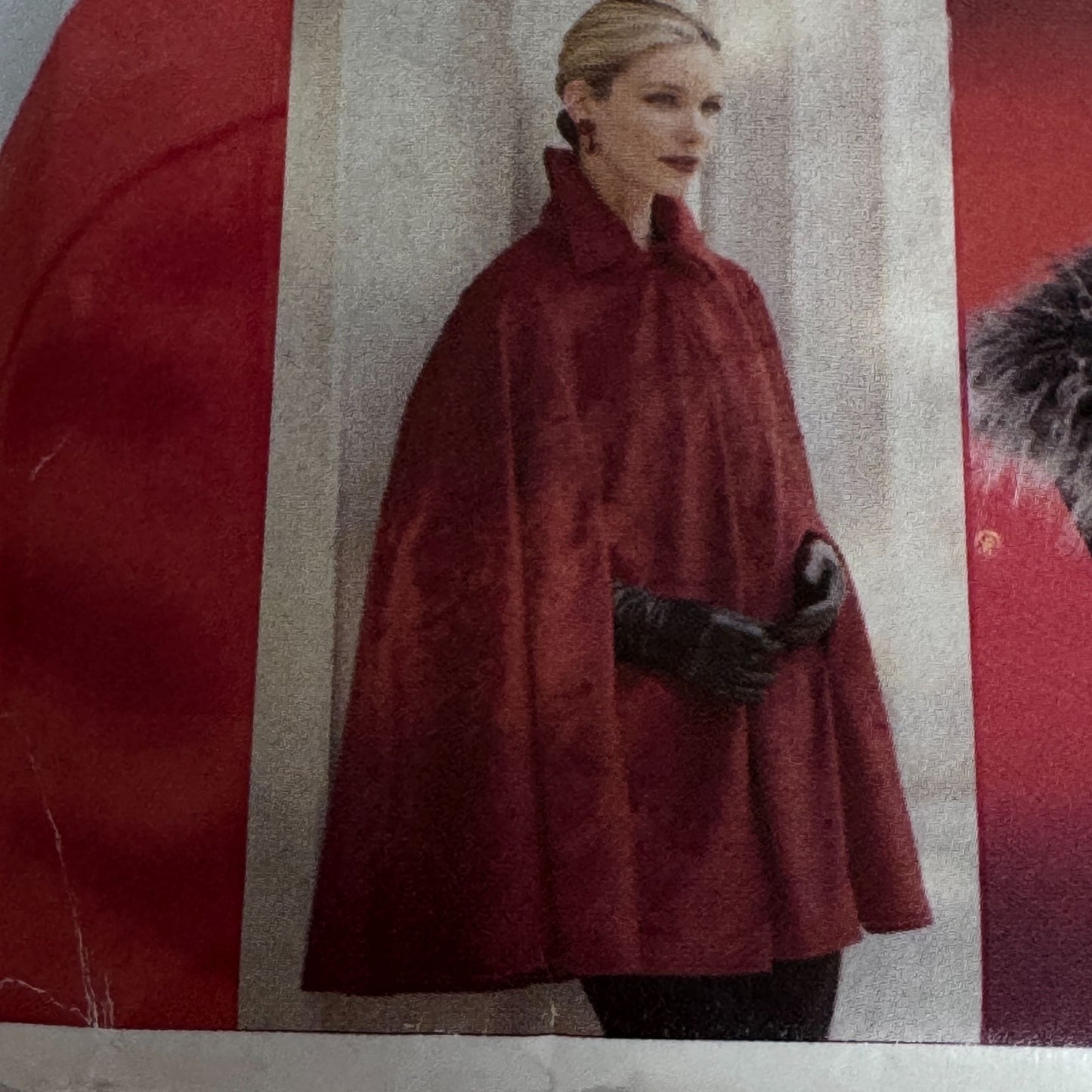 Vogue Sewing Pattern V641 Hat Collar Stole Cape Capelet Faux Fur Accessories Uncut Winter