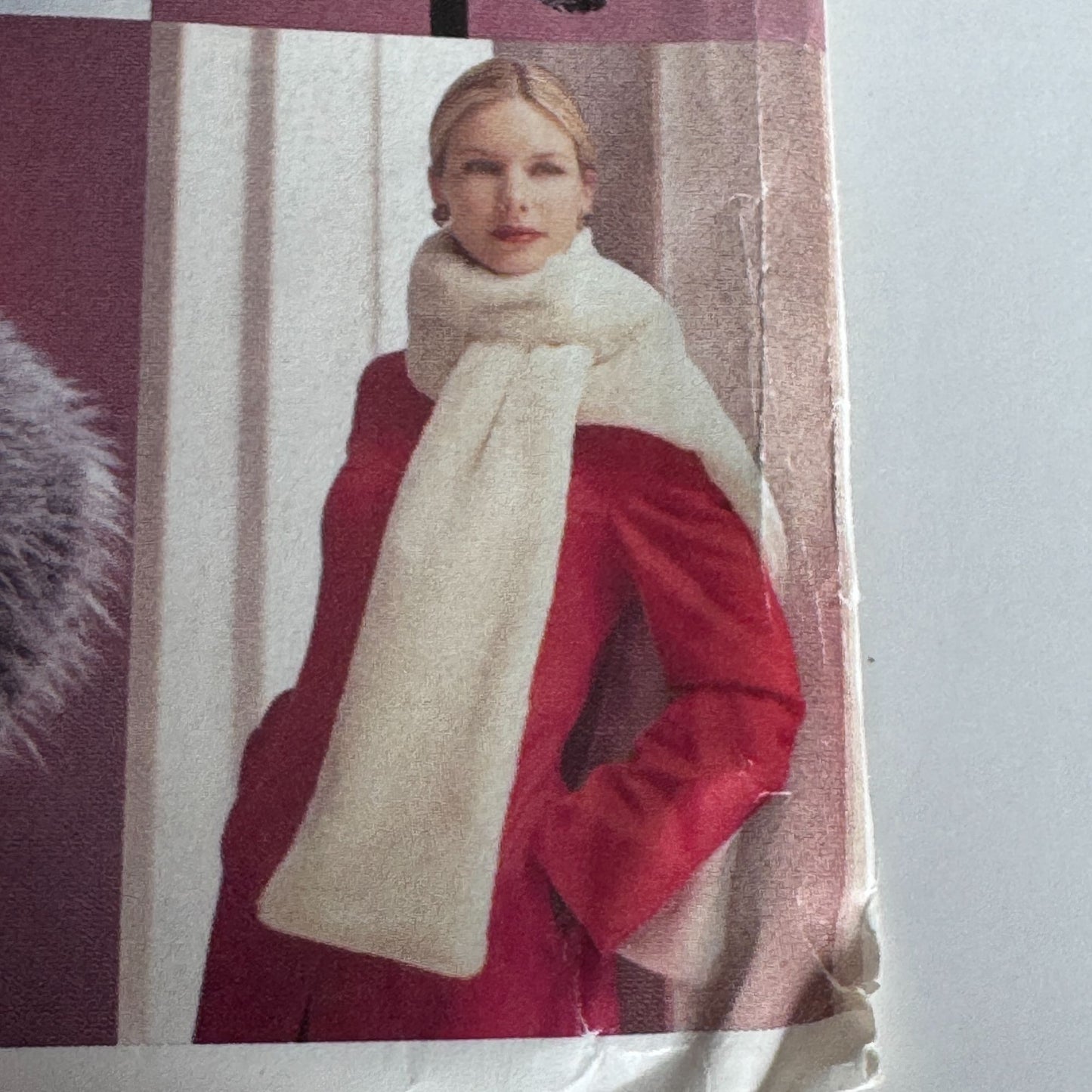 Vogue Sewing Pattern V641 Hat Collar Stole Cape Capelet Faux Fur Accessories Uncut Winter