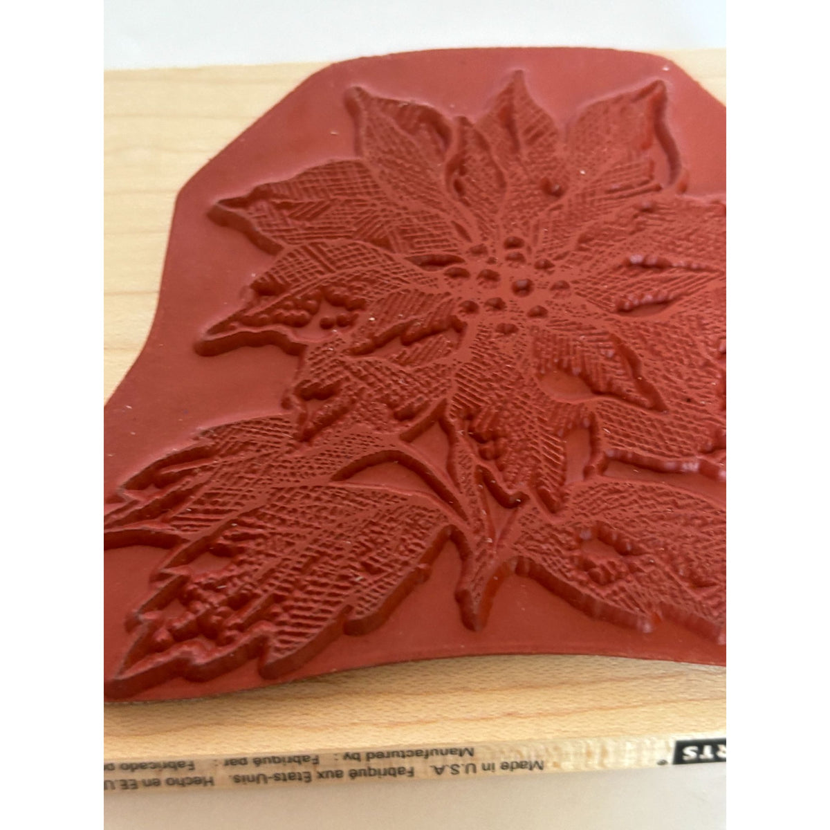 Hero Arts Rubber Stamp From The Vault Poinsettia Christmas Card Making Holidays