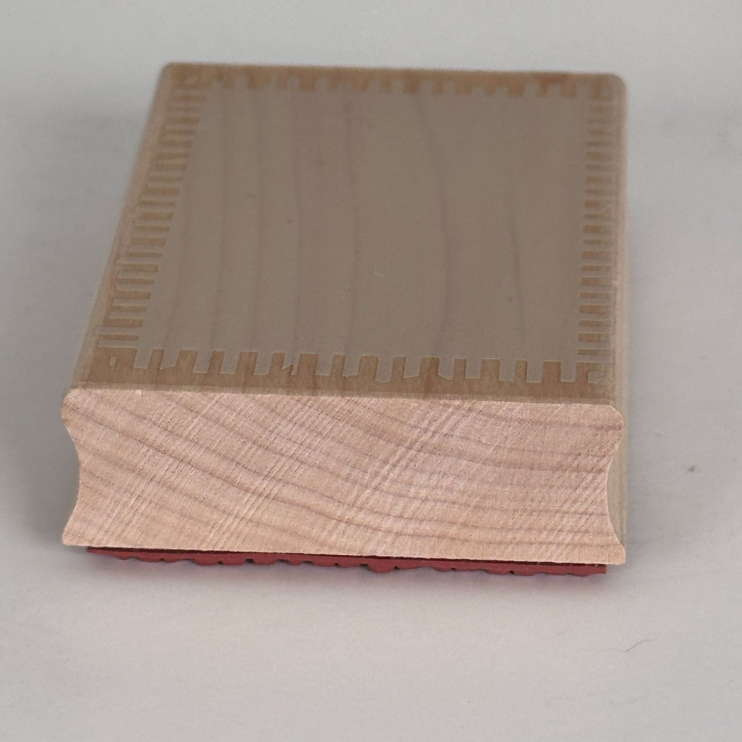 Hero Arts Rubber Stamp Fluted Edge Block Frame Rectangle Shape Background Craft Art Cardmaking