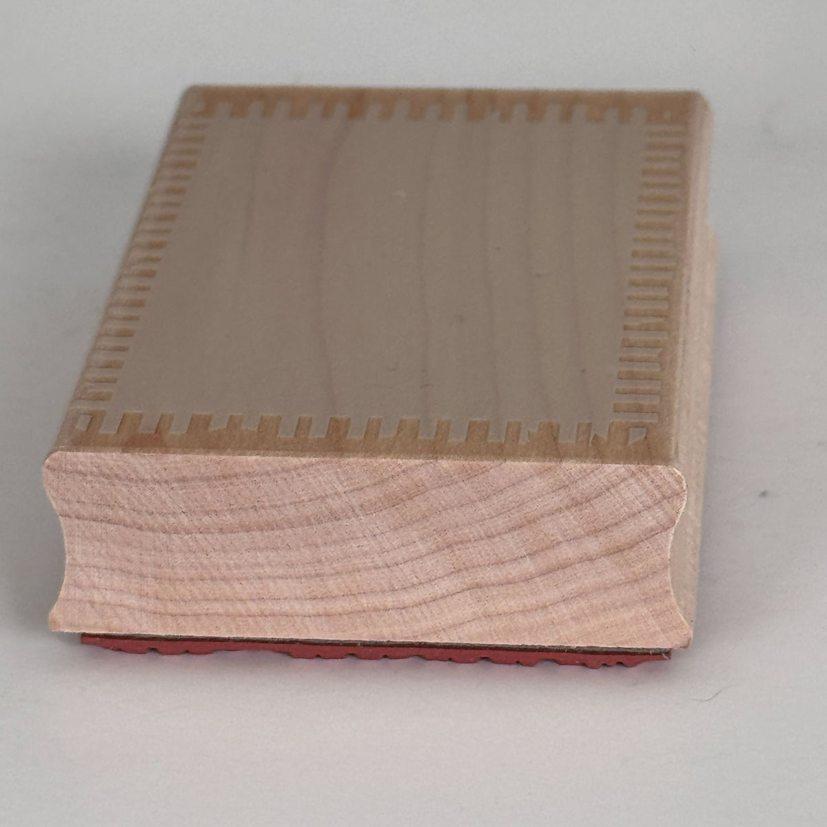 Hero Arts Rubber Stamp Fluted Edge Block Frame Rectangle Shape Background Craft Art Cardmaking