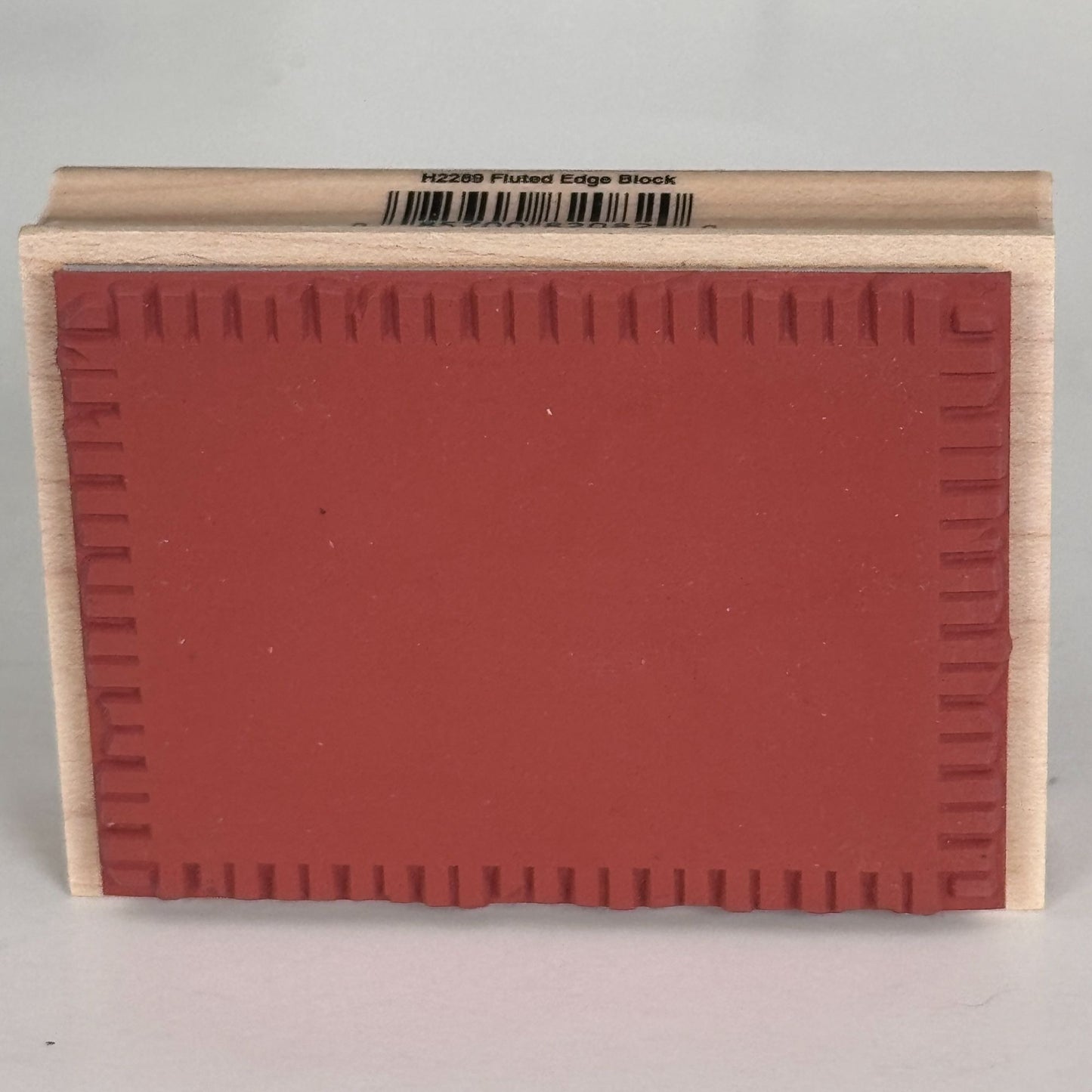 Hero Arts Rubber Stamp Fluted Edge Block Frame Rectangle Shape Background Craft Art Cardmaking