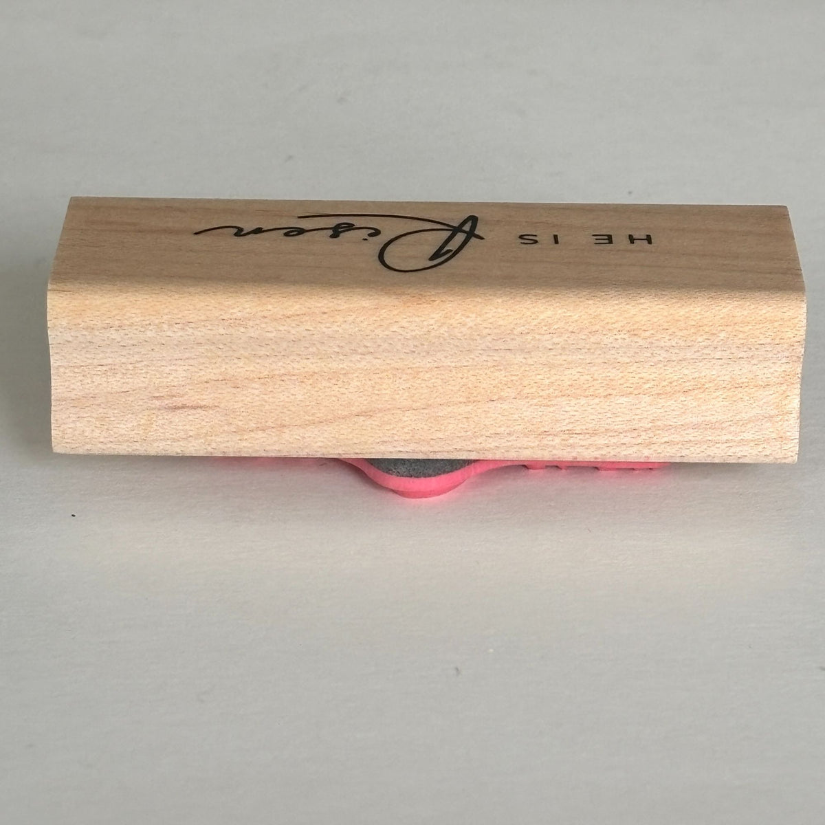 Stampabilities Rubber Stamp He Is Risen Easter Faith Christian Cardmaking Religious Craft Wood Mounted