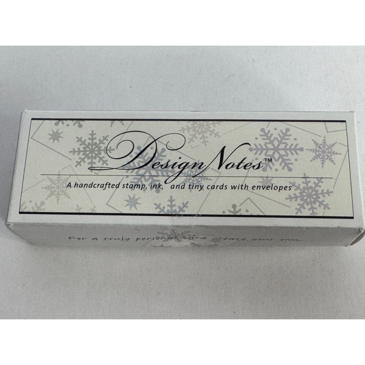 Hero Arts Rubber Stamp Snowflake Note Square Christmas Gift Tag Card Making