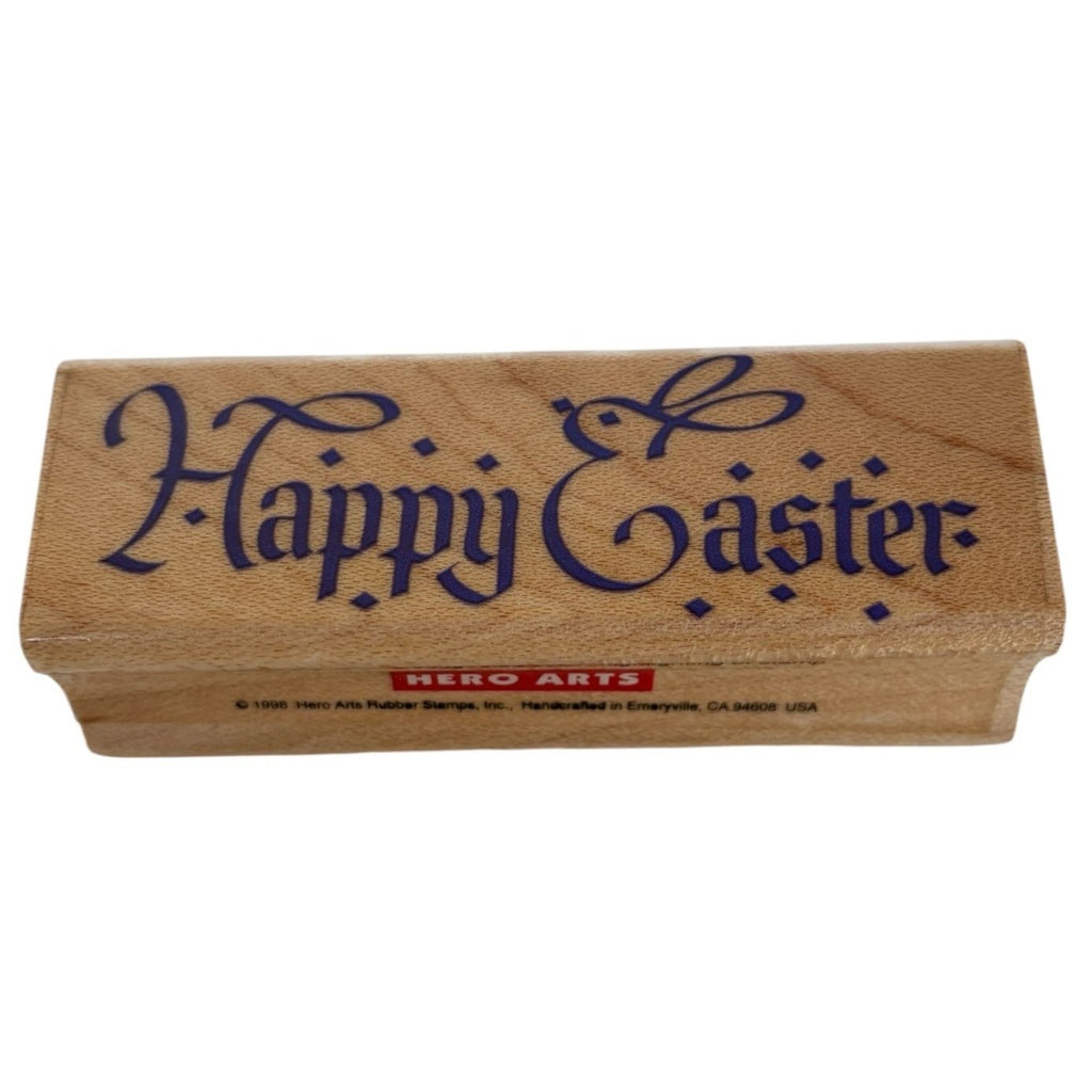 Hero Arts Rubber Stamp Happy Easter Card Making Words Easter Bunny Letter E