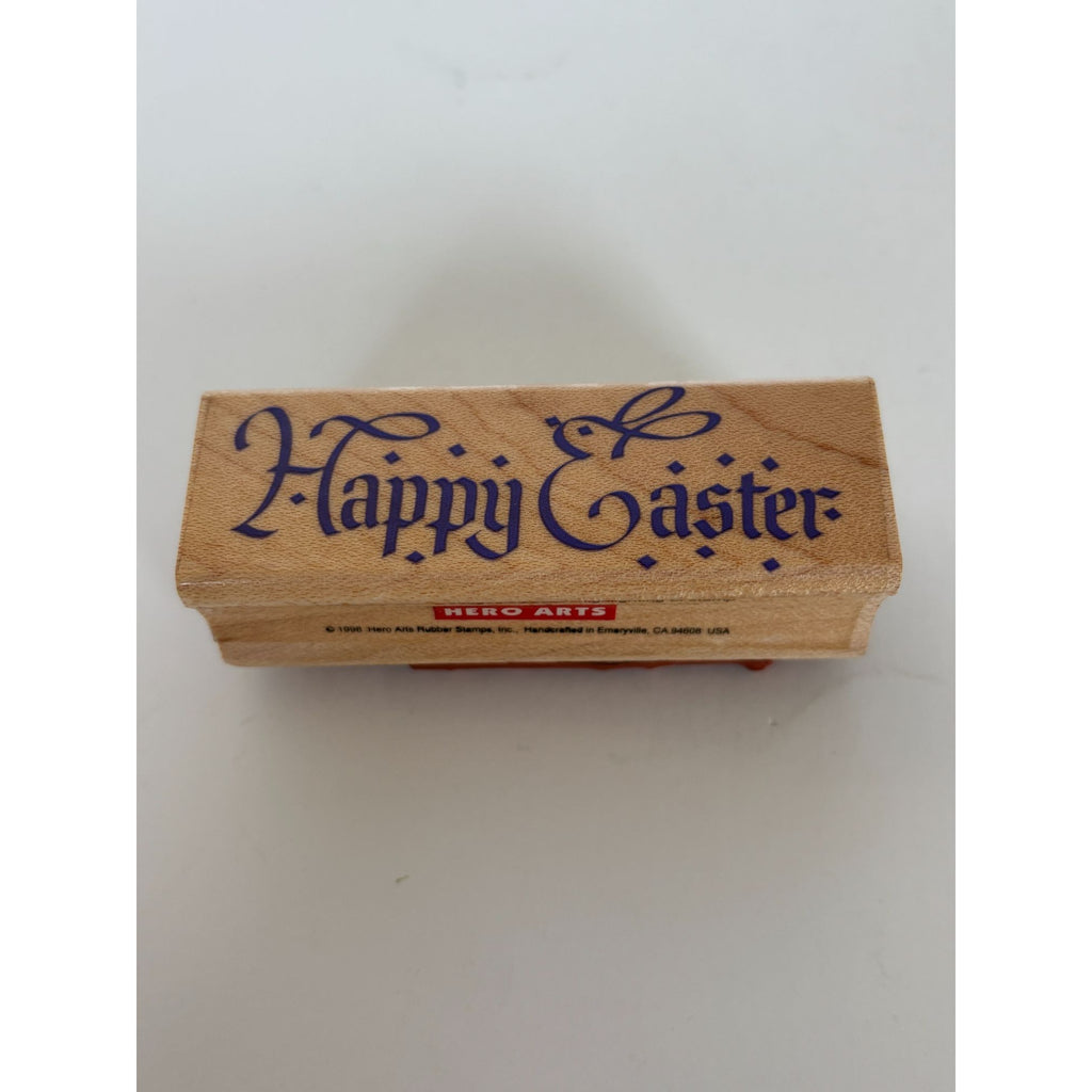 Hero Arts Rubber Stamp Happy Easter Card Making Words Easter Bunny Letter E