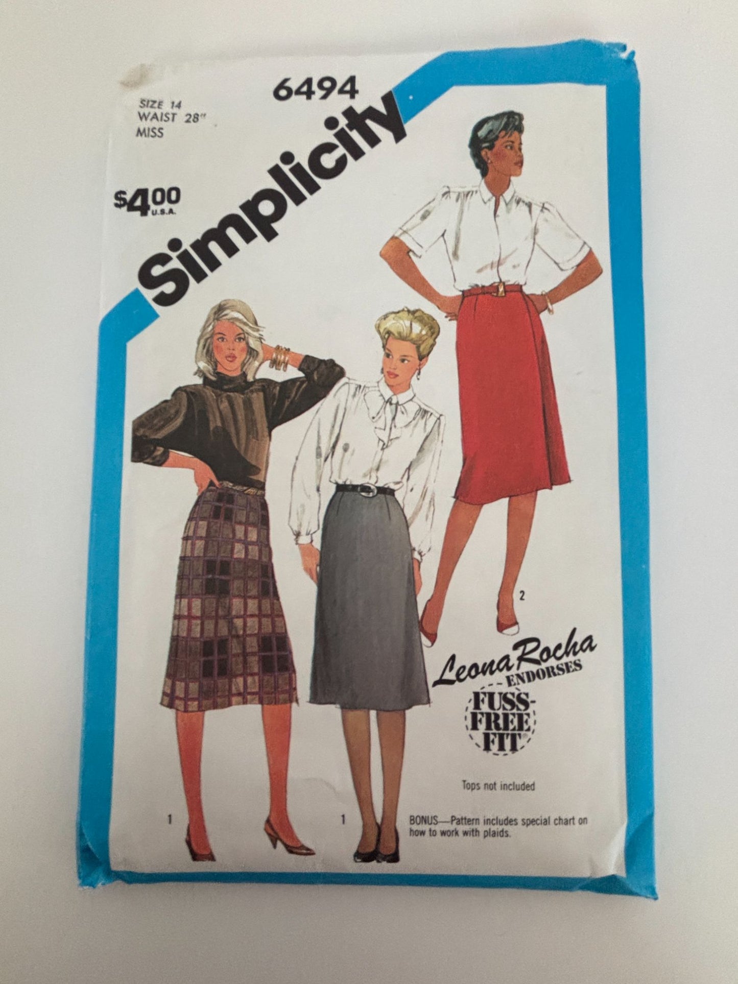Simplicity Sewing Pattern 6494: Misses' Slim Skirt and Front-Wrap Skirt
