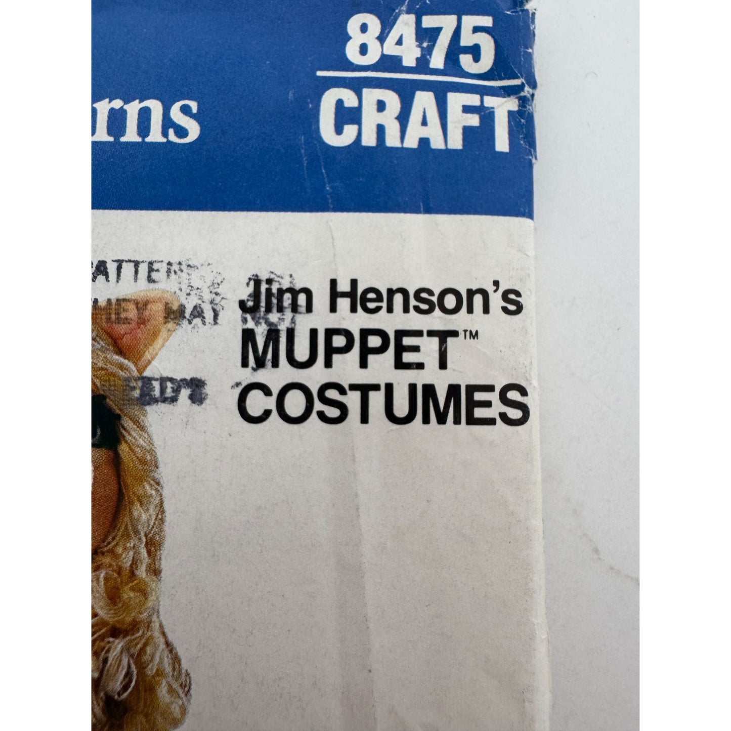 Vogue Sewing Pattern 8475 Miss Piggy Halloween Costume 1980s Girls 2-12 S M L UC
