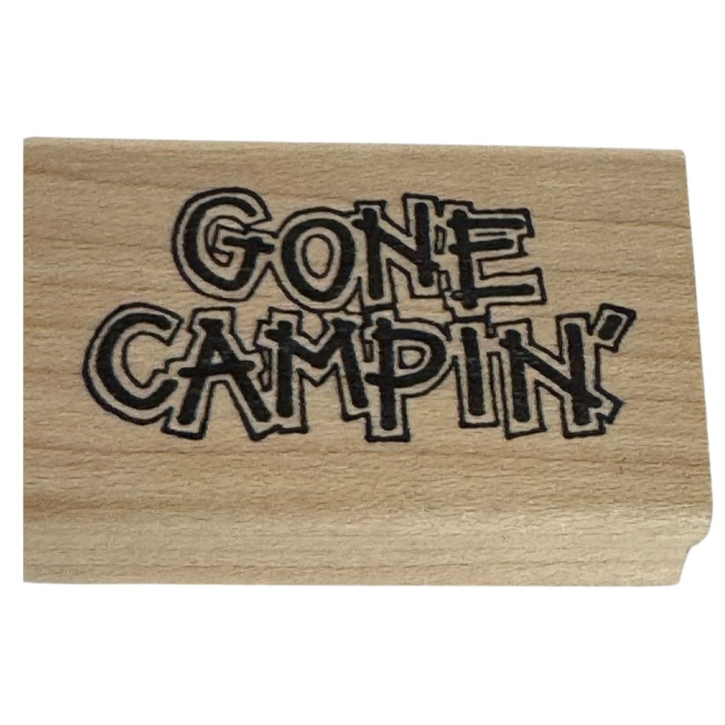 Imaginations Rubber Stamp Gone Campin Camping Outdoors Family Summer Vacation
