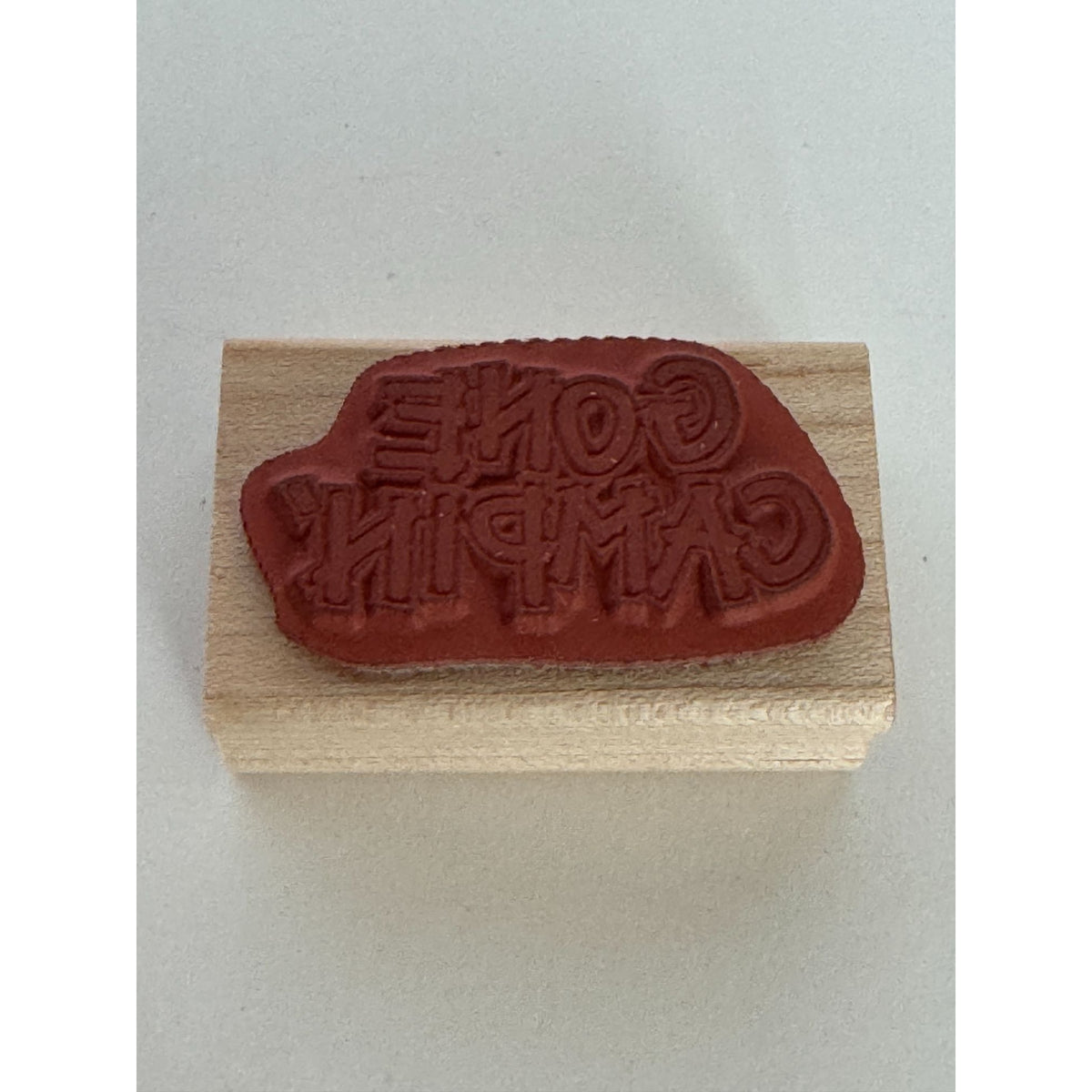 Imaginations Rubber Stamp Gone Campin Camping Outdoors Family Summer Vacation