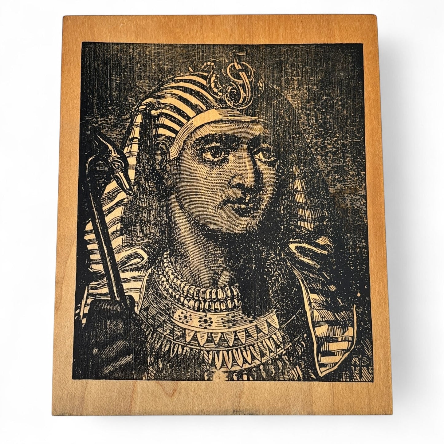 Stampland Rubber Stamp Egyptian Pharaoh Portrait Ancient History Ramesses II