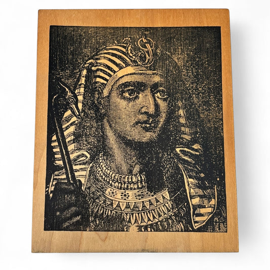 Stampland Rubber Stamp Egyptian Pharaoh Portrait Ancient History Ramesses II