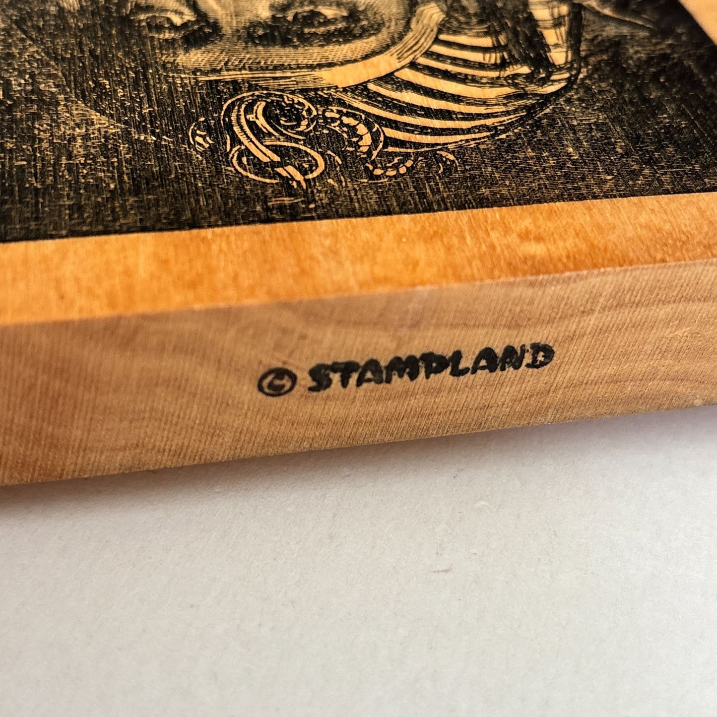 Stampland Rubber Stamp Egyptian Pharaoh Portrait Ancient History Ramesses II