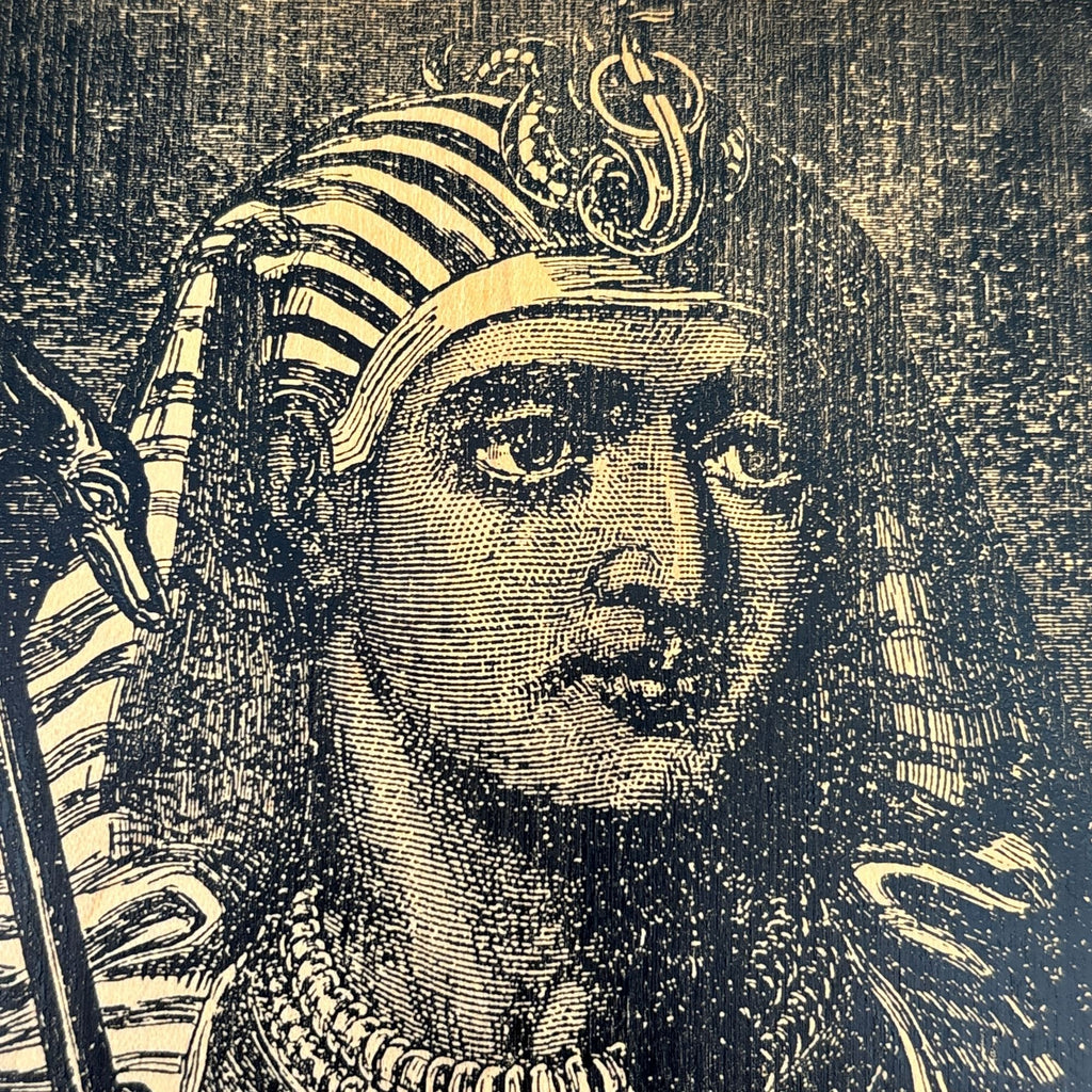 Stampland Rubber Stamp Egyptian Pharaoh Portrait Ancient History Ramesses II