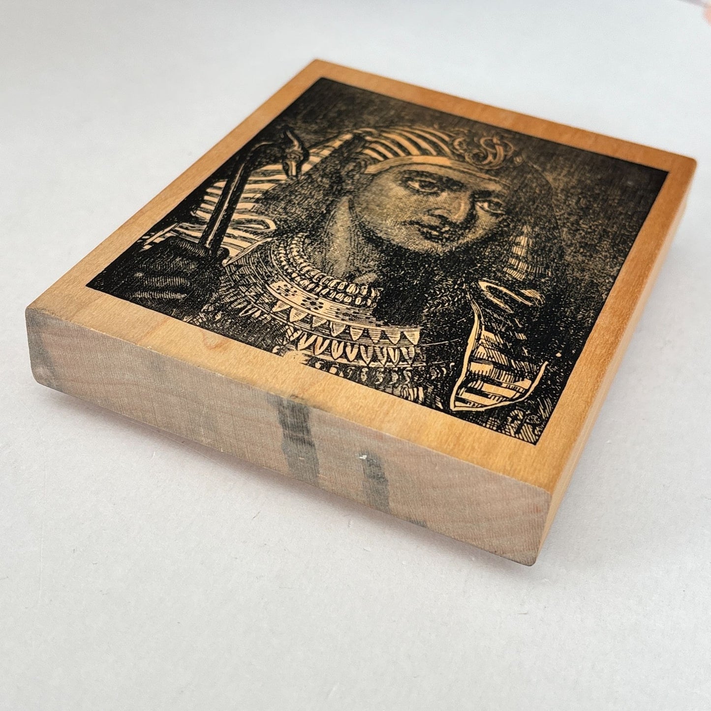Stampland Rubber Stamp Egyptian Pharaoh Portrait Ancient History Ramesses II