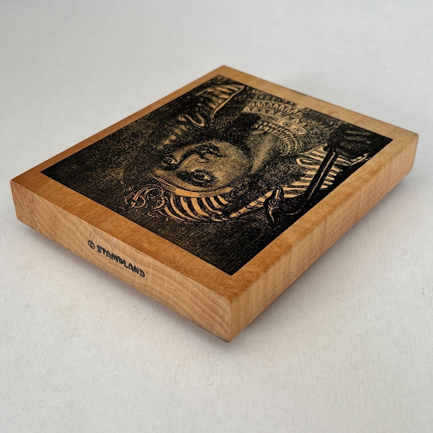 Stampland Rubber Stamp Egyptian Pharaoh Portrait Ancient History Ramesses II