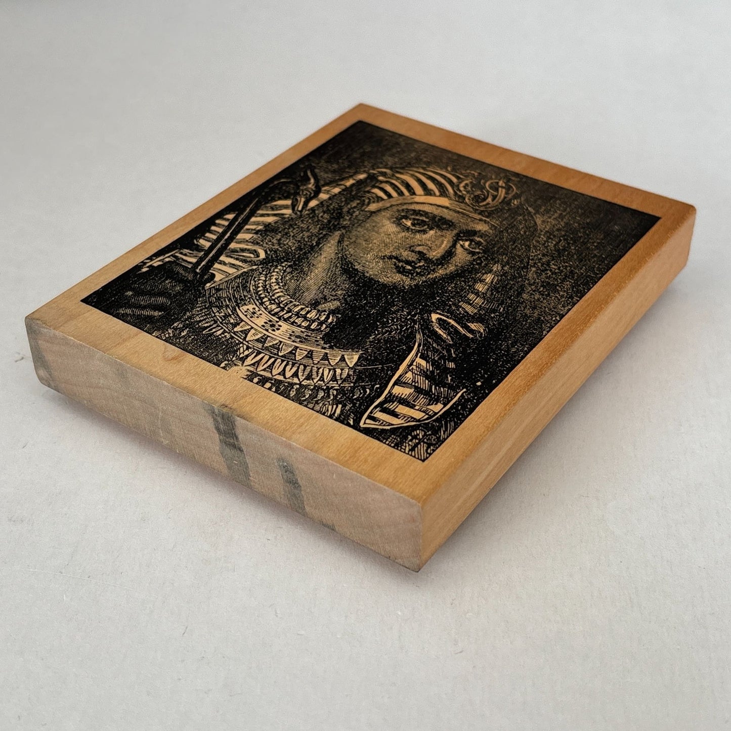 Stampland Rubber Stamp Egyptian Pharaoh Portrait Ancient History Ramesses II