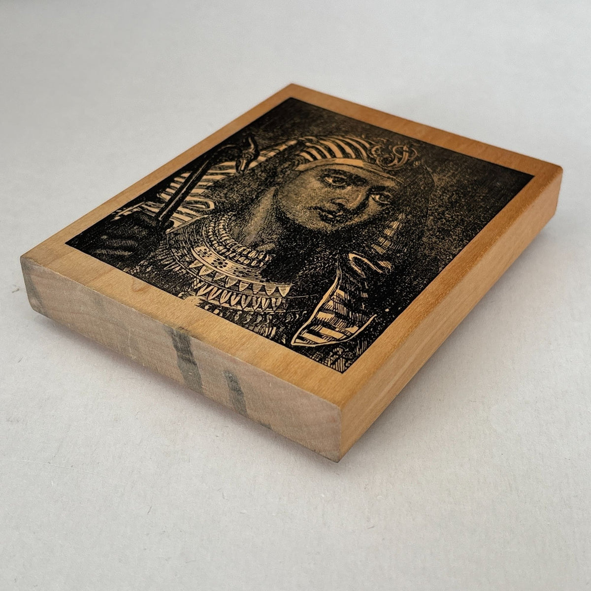 Stampland Rubber Stamp Egyptian Pharaoh Portrait Ancient History Ramesses II