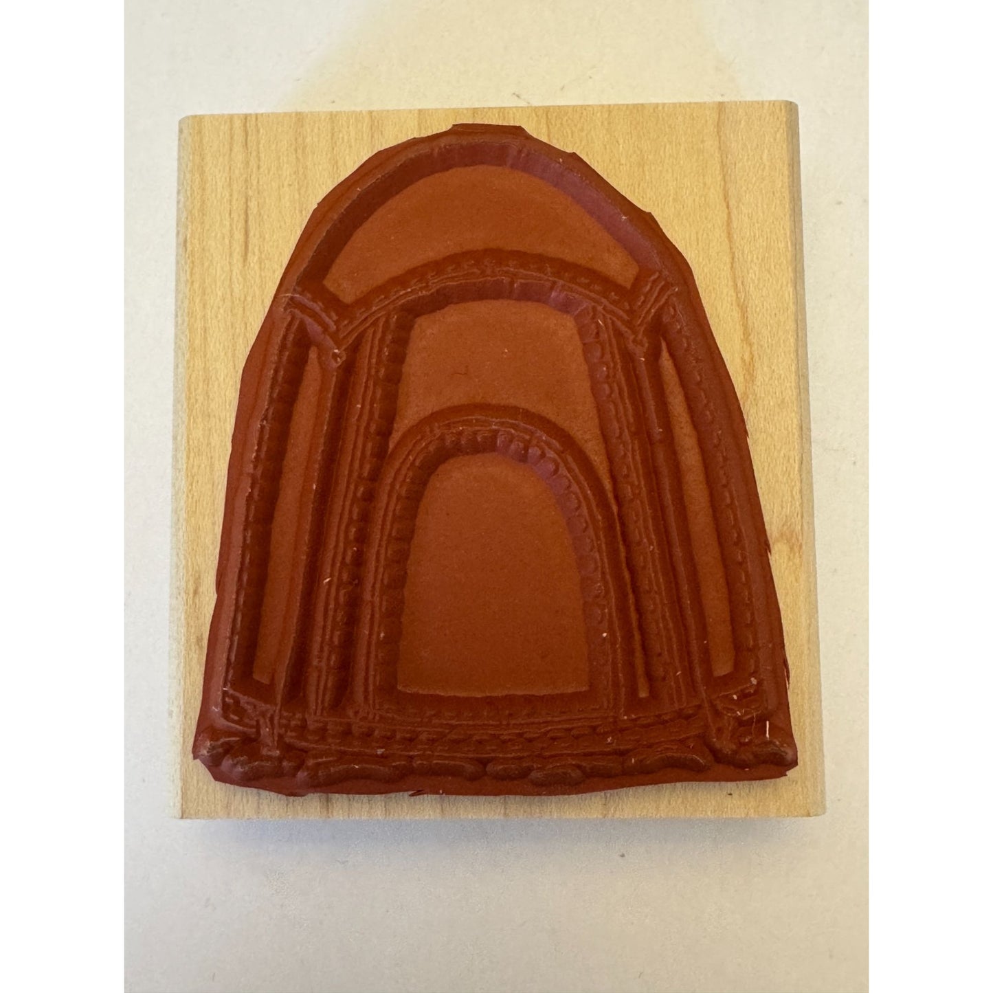 Stampin Up Rubber Stamp Camping Tent Summer Vacation Outdoors Card Making Craft