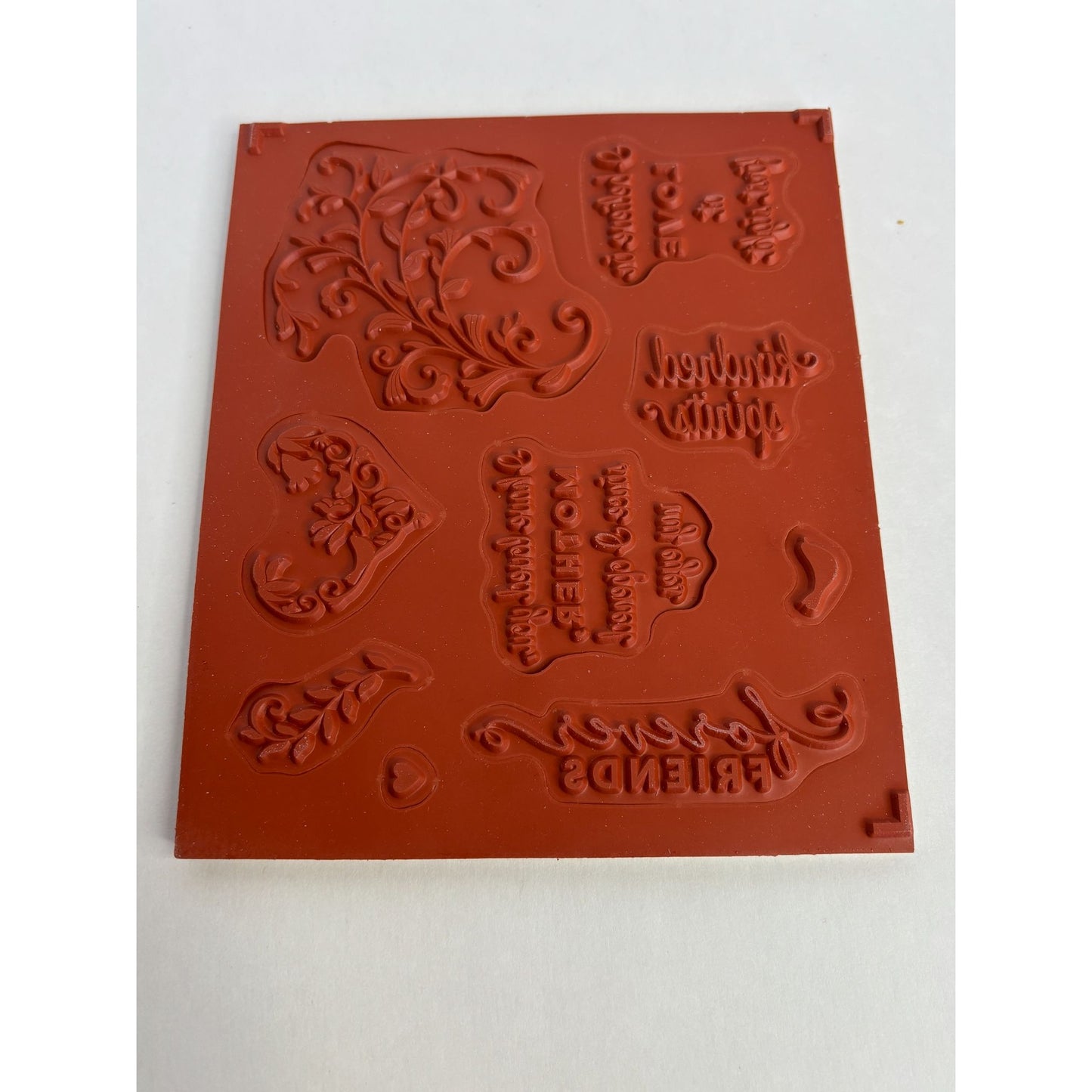 Stampin Up Cling Stamp Set First Sight Mothers Day Kindred Spirits Friendship Love Sentiments