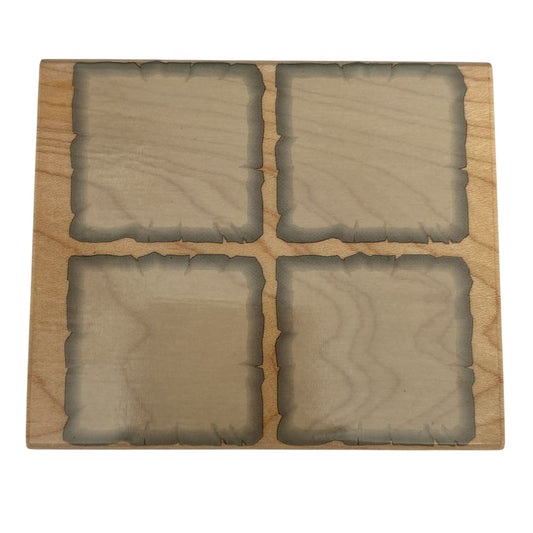 Hero Arts Rubber Stamp Square of Four Backgrounds Shadow Texture H2047 Craft Cardmaking Scrapbooking