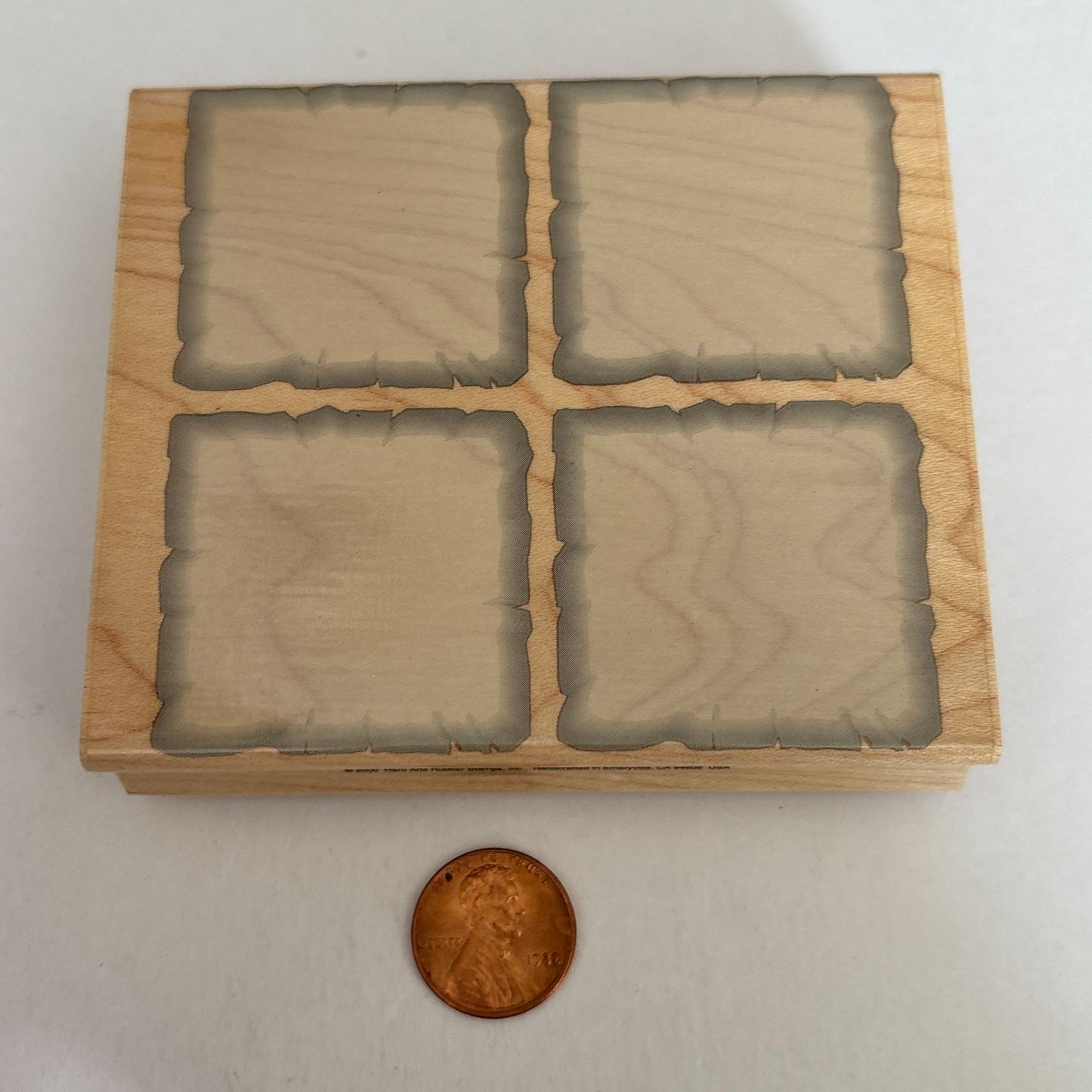 Hero Arts Rubber Stamp Square of Four Backgrounds Shadow Texture H2047 Craft Cardmaking Scrapbooking