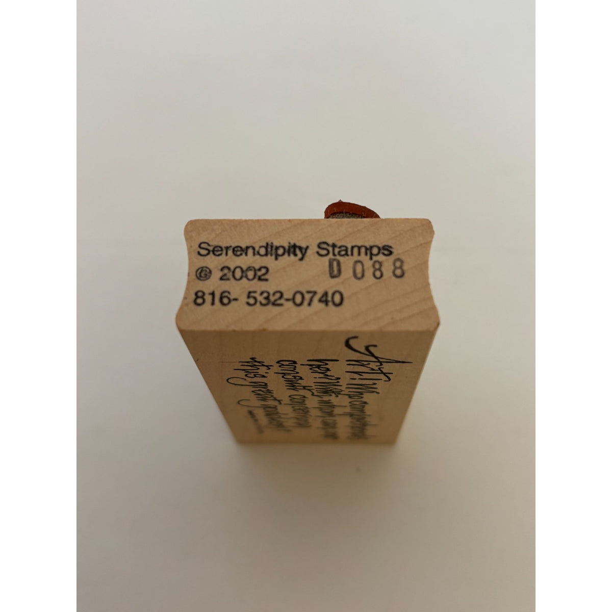 Serendipity Rubber Stamp Ludwig Van Beethoven Quote Art Goddess Cardmaking