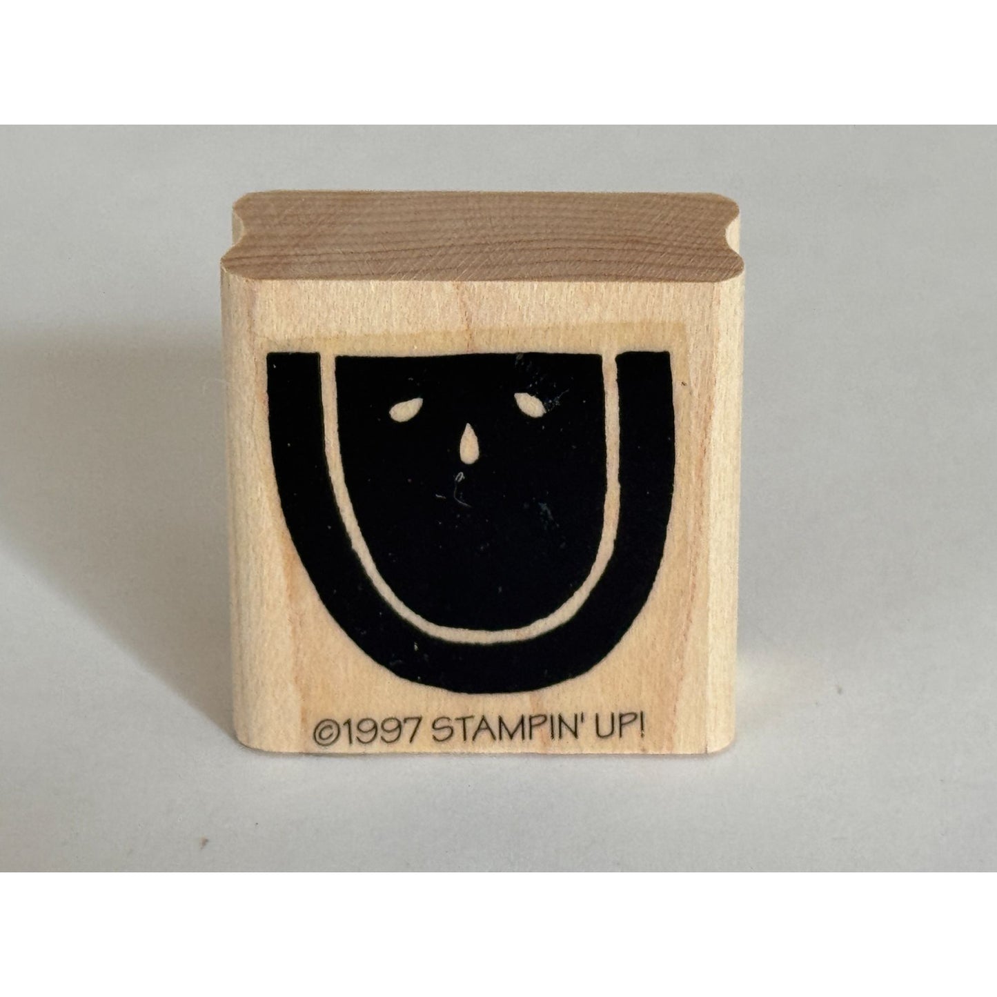 Stampin Up Rubber Stamp Watermelon Slice Fruit Seeds Food Summer Picnic Crafting