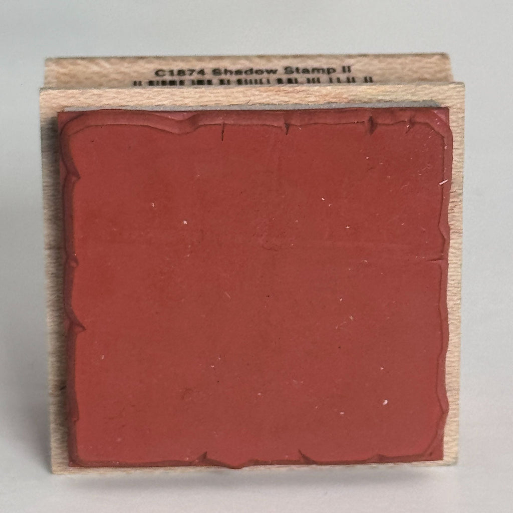 Hero Arts Rubber Stamp Shadow Stamp II Square Rough Edges Background Texture Cardmaking Craft