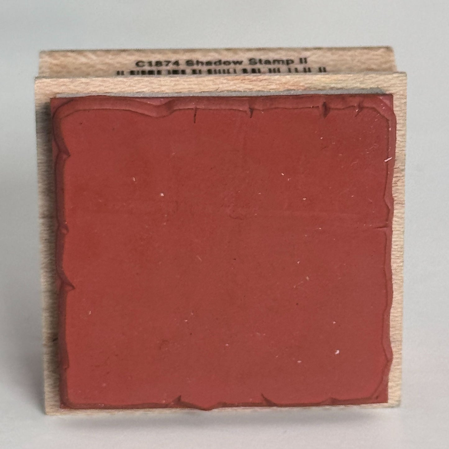 Hero Arts Rubber Stamp Shadow Stamp II Square Rough Edges Background Texture Cardmaking Craft