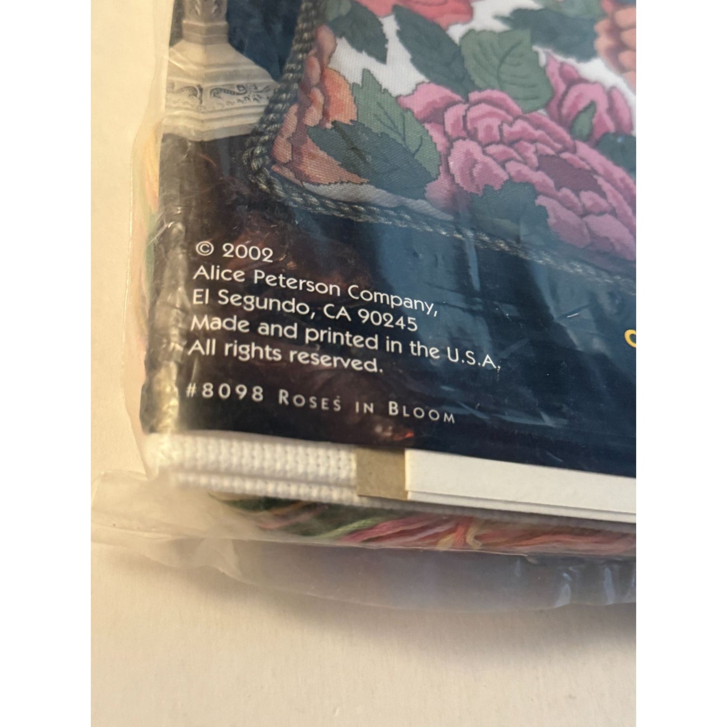 Home Creations Cross Stitch Kit Roses In Bloom Flower Floral Garden 13 x 13 inch