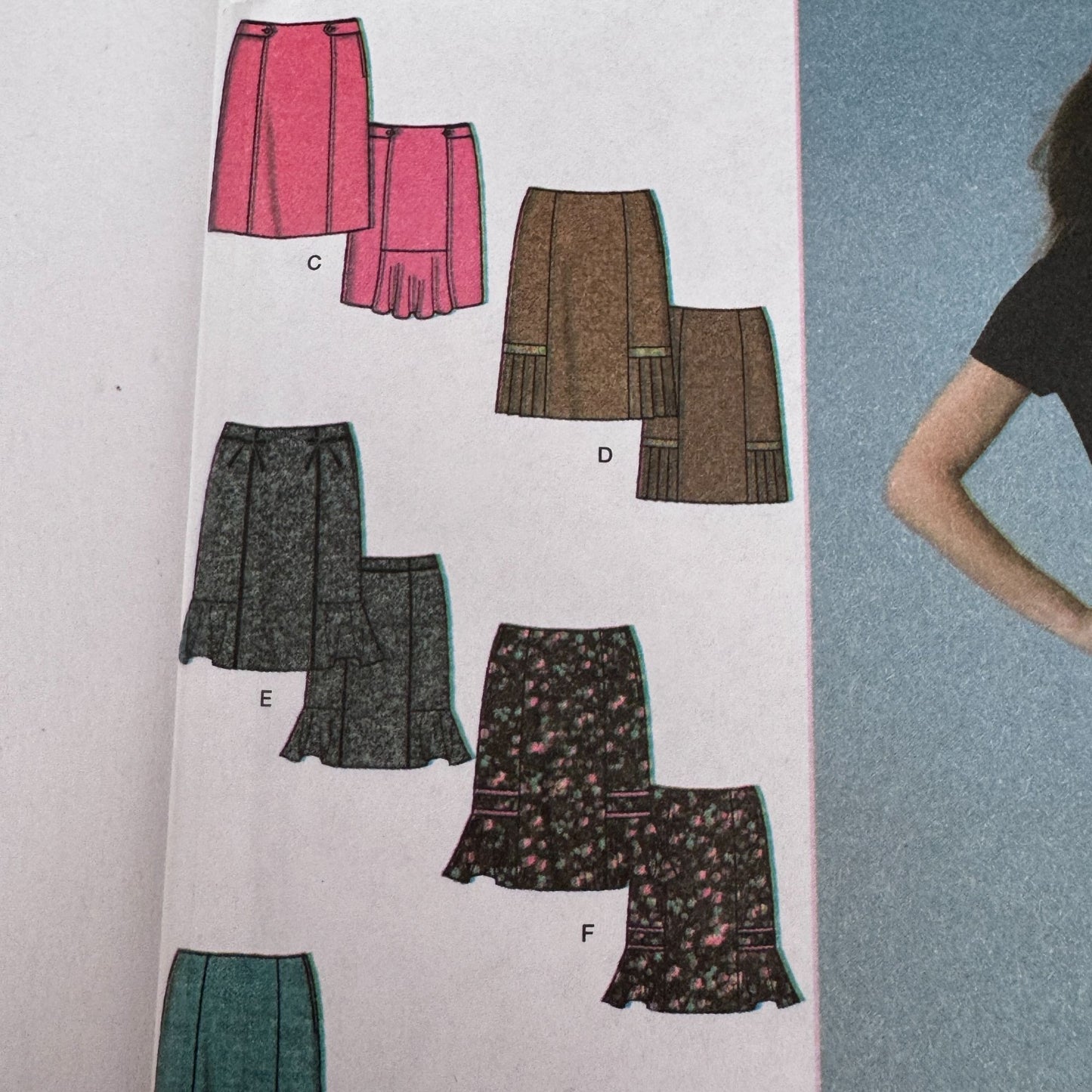 Simplicity Sewing Pattern 4787 Misses Skirt 6 Made Easy Workwear Work 6-12 Uncut Career