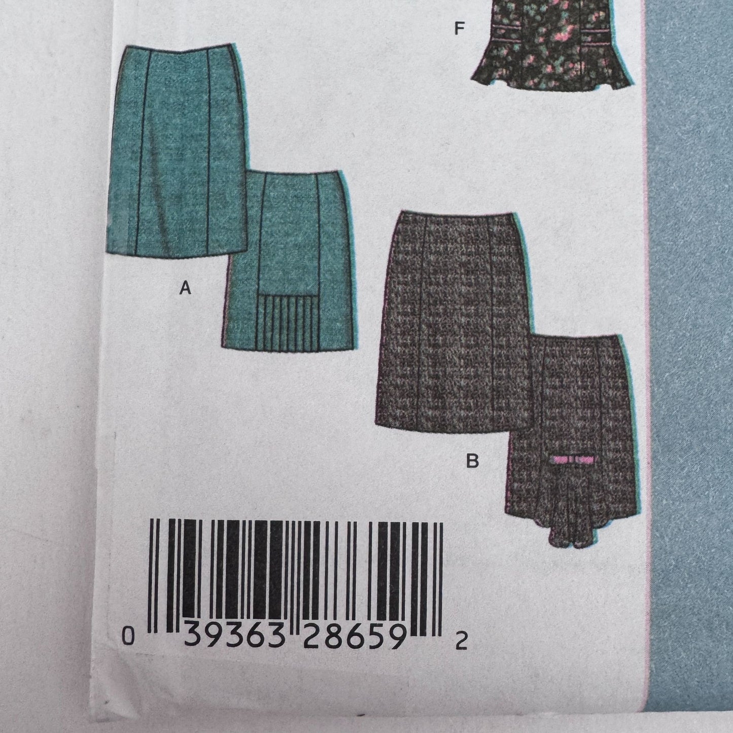Simplicity Sewing Pattern 4787 Misses Skirt 6 Made Easy Workwear Work 6-12 Uncut Career