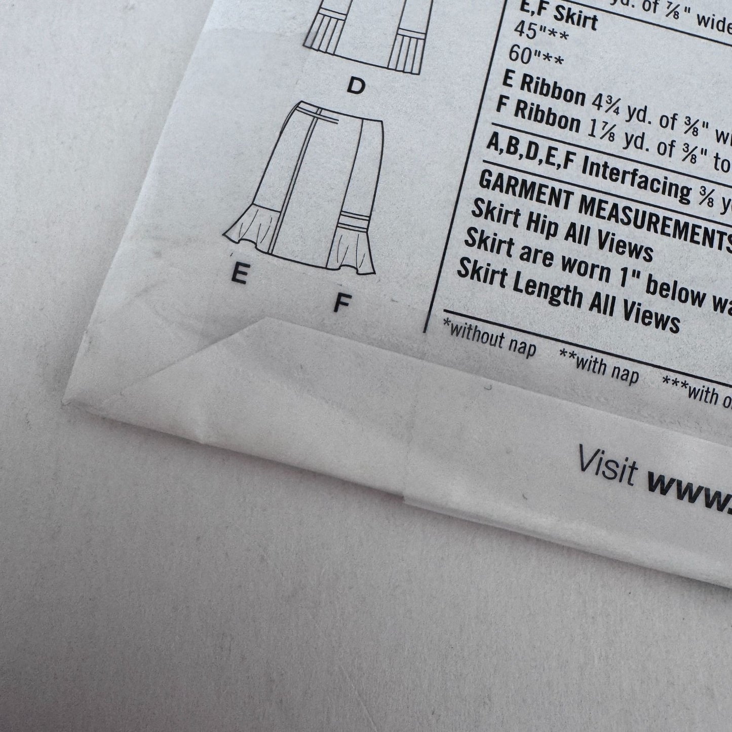 Simplicity Sewing Pattern 4787 Misses Skirt 6 Made Easy Workwear Work 6-12 Uncut Career