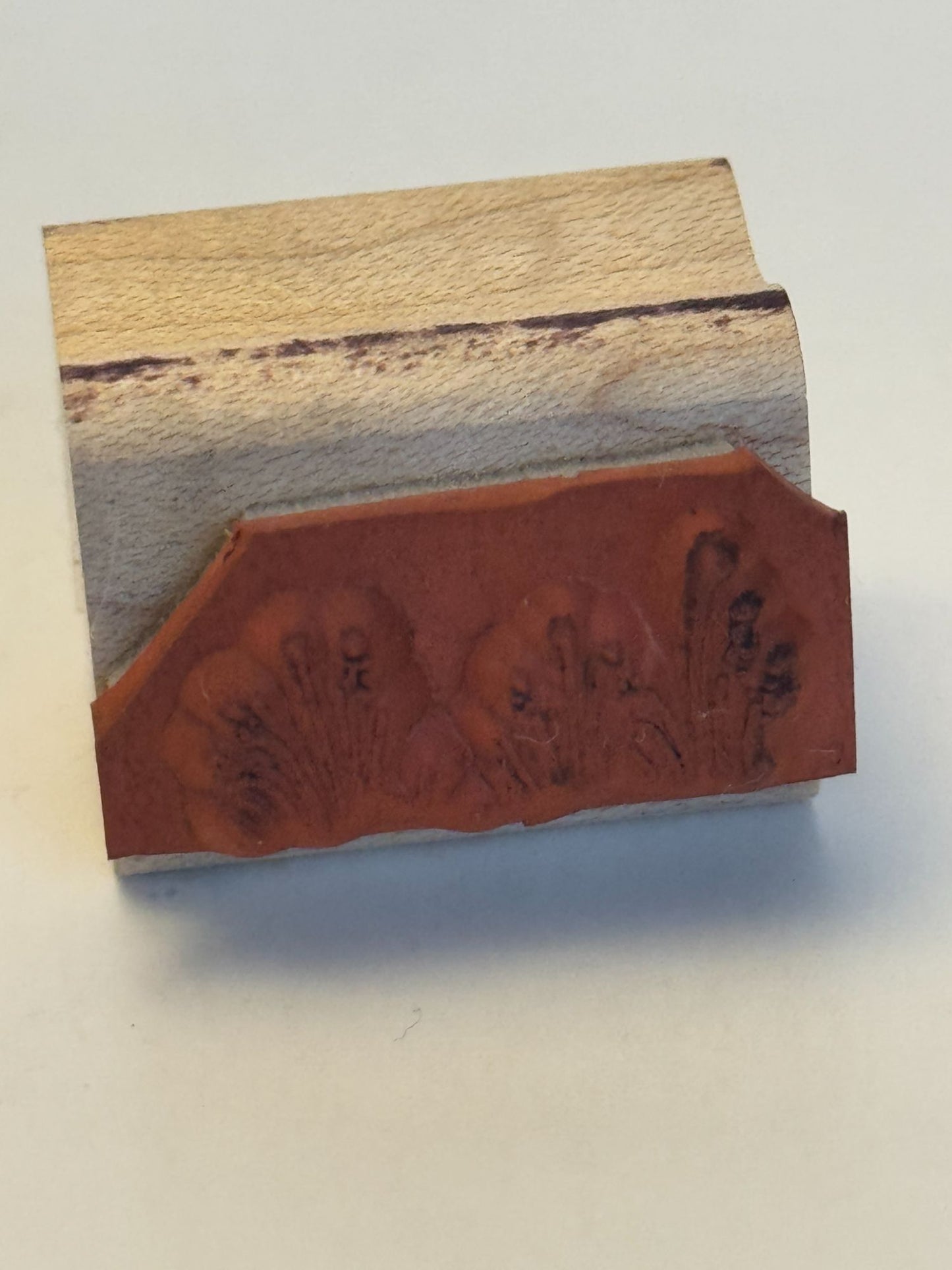 Stampin Up Wood Rubber Stamp Grass Landscape Scene Maker Background Weeds Plants