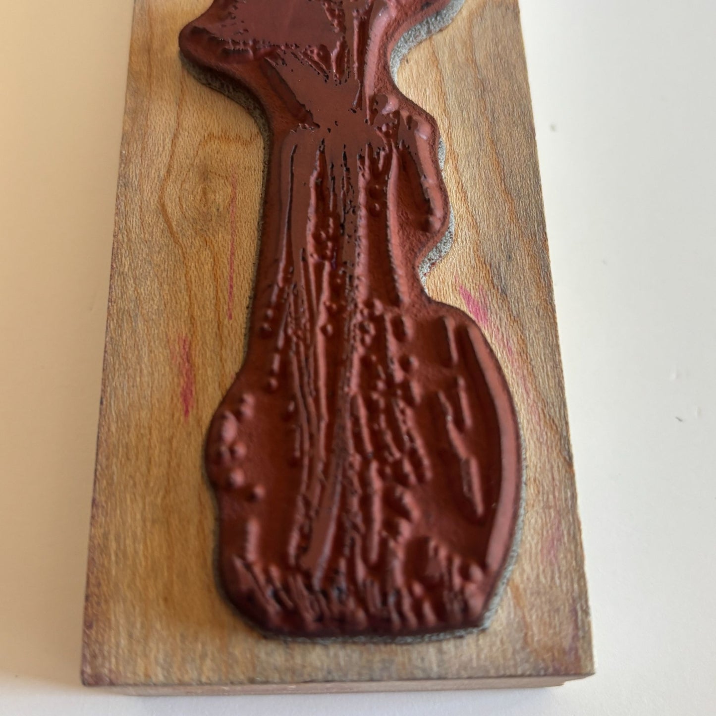 Penny Black Rubber Stamp Soft Sculpture Flower Long Stemmed Wildflowers Vertical