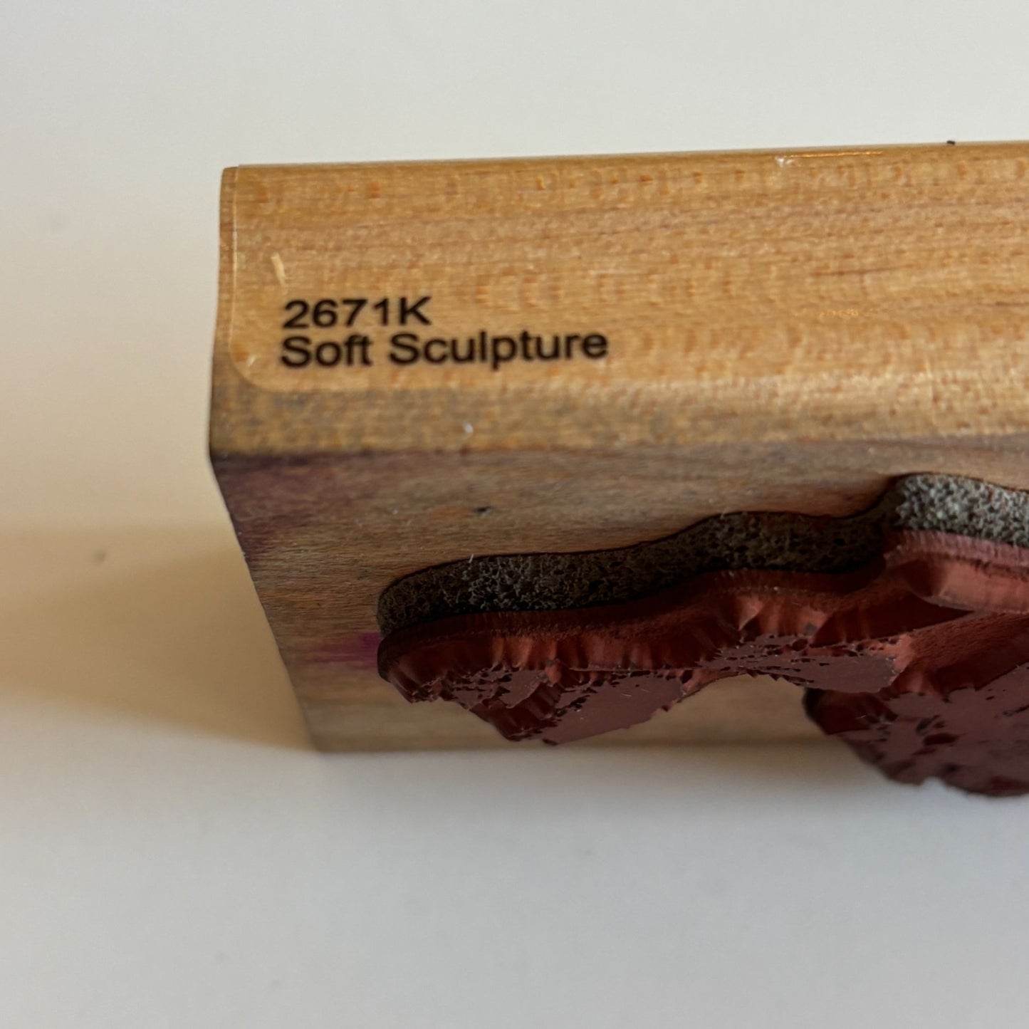 Penny Black Rubber Stamp Soft Sculpture Flower Long Stemmed Wildflowers Vertical