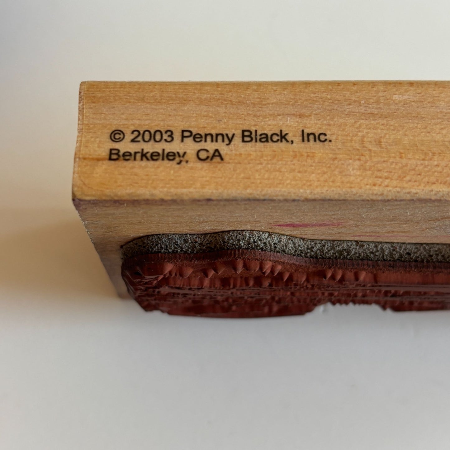Penny Black Rubber Stamp Soft Sculpture Flower Long Stemmed Wildflowers Vertical