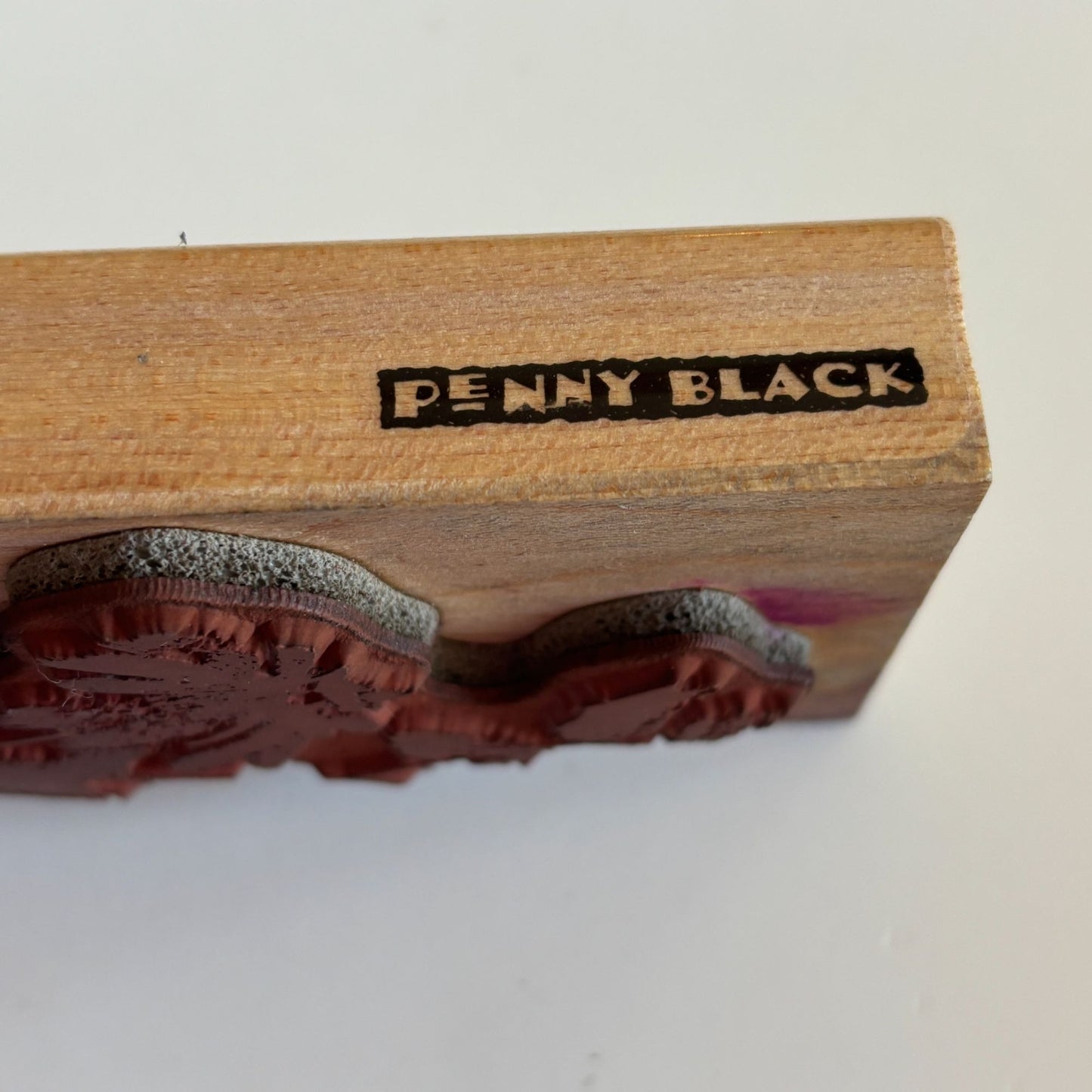 Penny Black Rubber Stamp Soft Sculpture Flower Long Stemmed Wildflowers Vertical