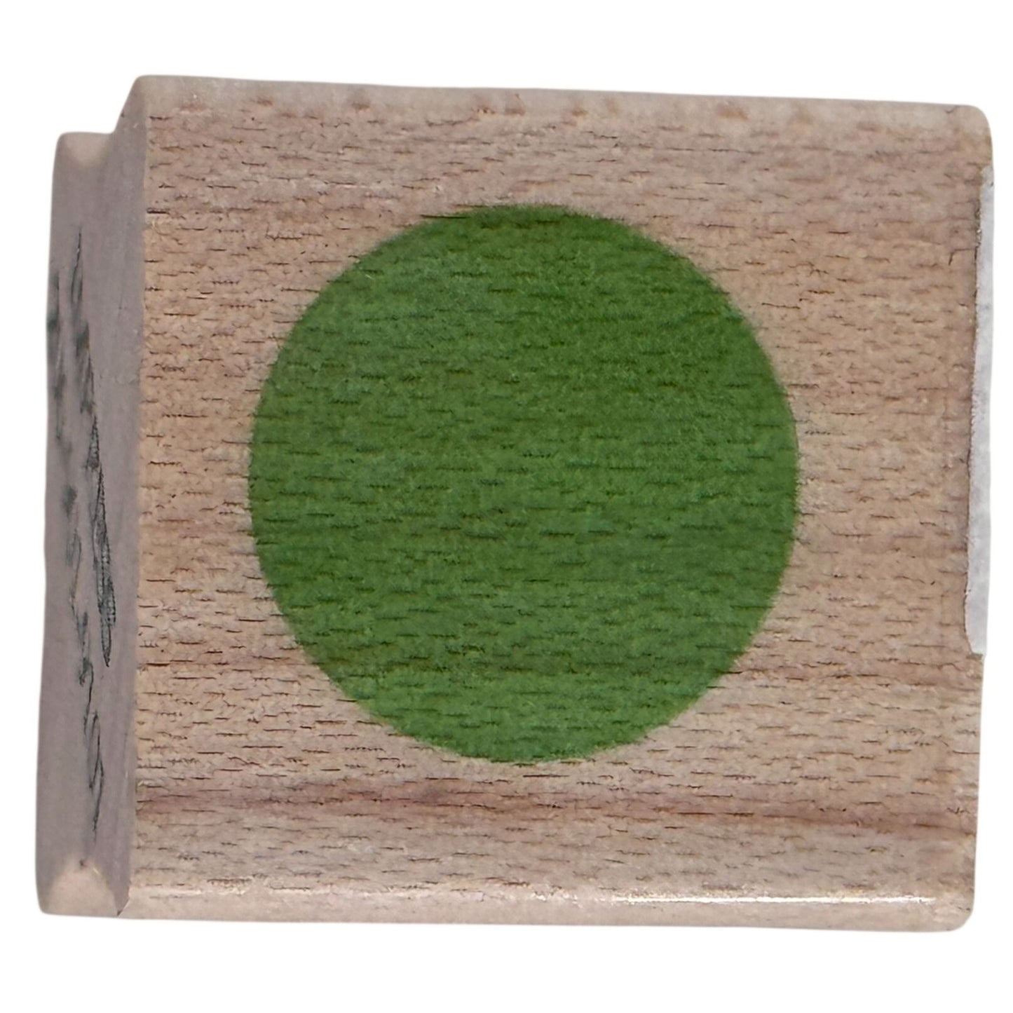 Impress Rubber Stamp Small Circle Shape Round Solid 1/2 inch Cardmaking Craft Junk Journaling