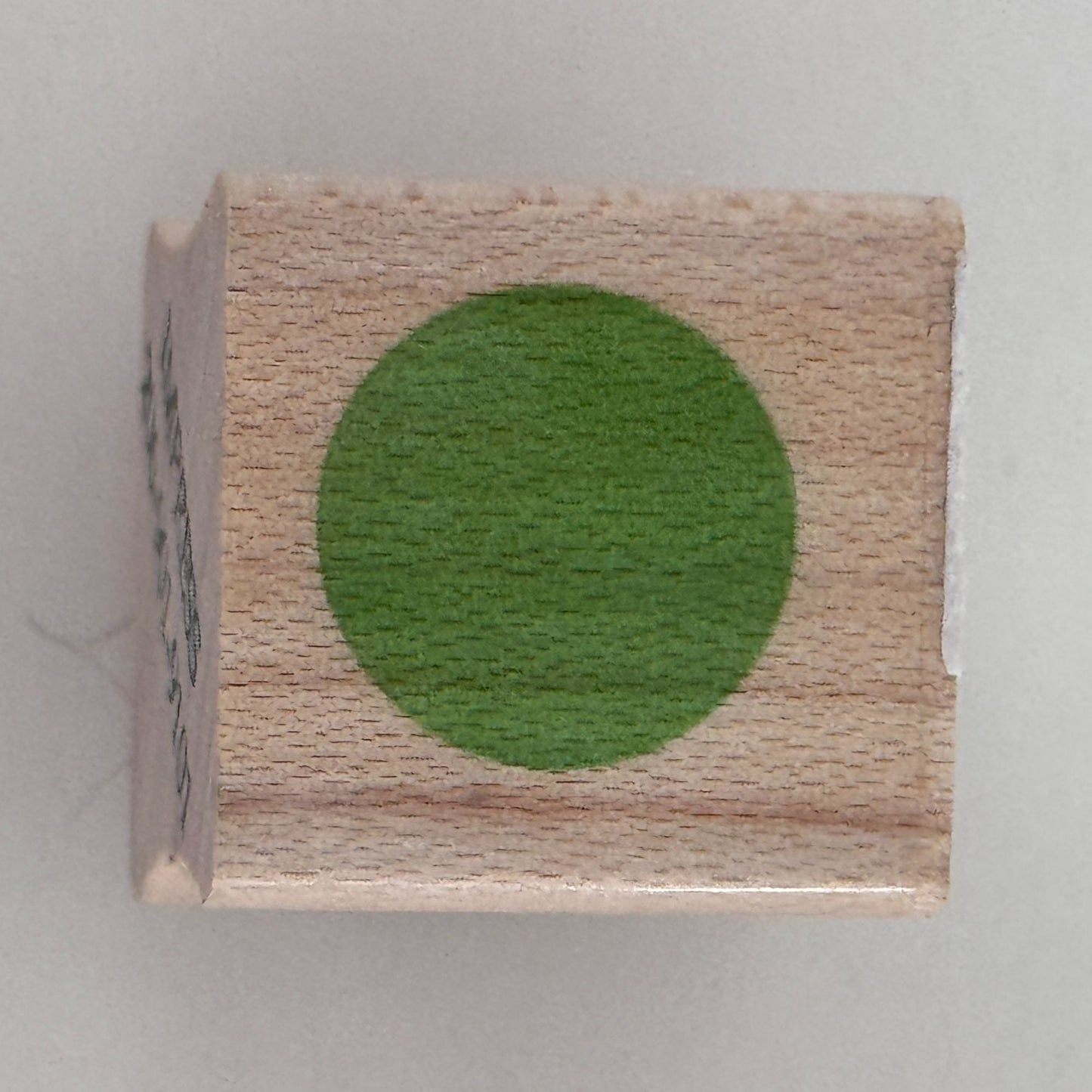 Impress Rubber Stamp Small Circle Shape Round Solid 1/2 inch Cardmaking Craft Junk Journaling