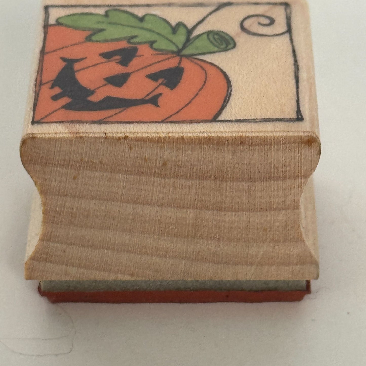 Hero Arts Rubber Stamp Framed Pumpkin Halloween Pumpkin Square Fall Card Making