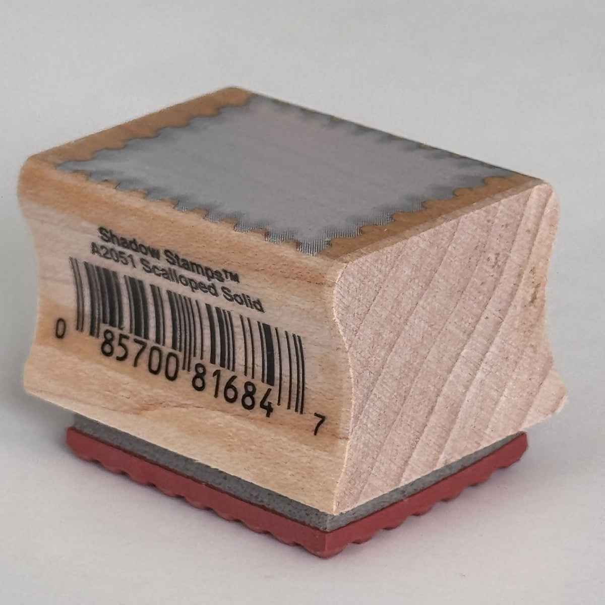 Hero Arts Shadow Stamps Rubber Stamp Scalloped Solid Background Cardmaking A2051 Postage Stamp