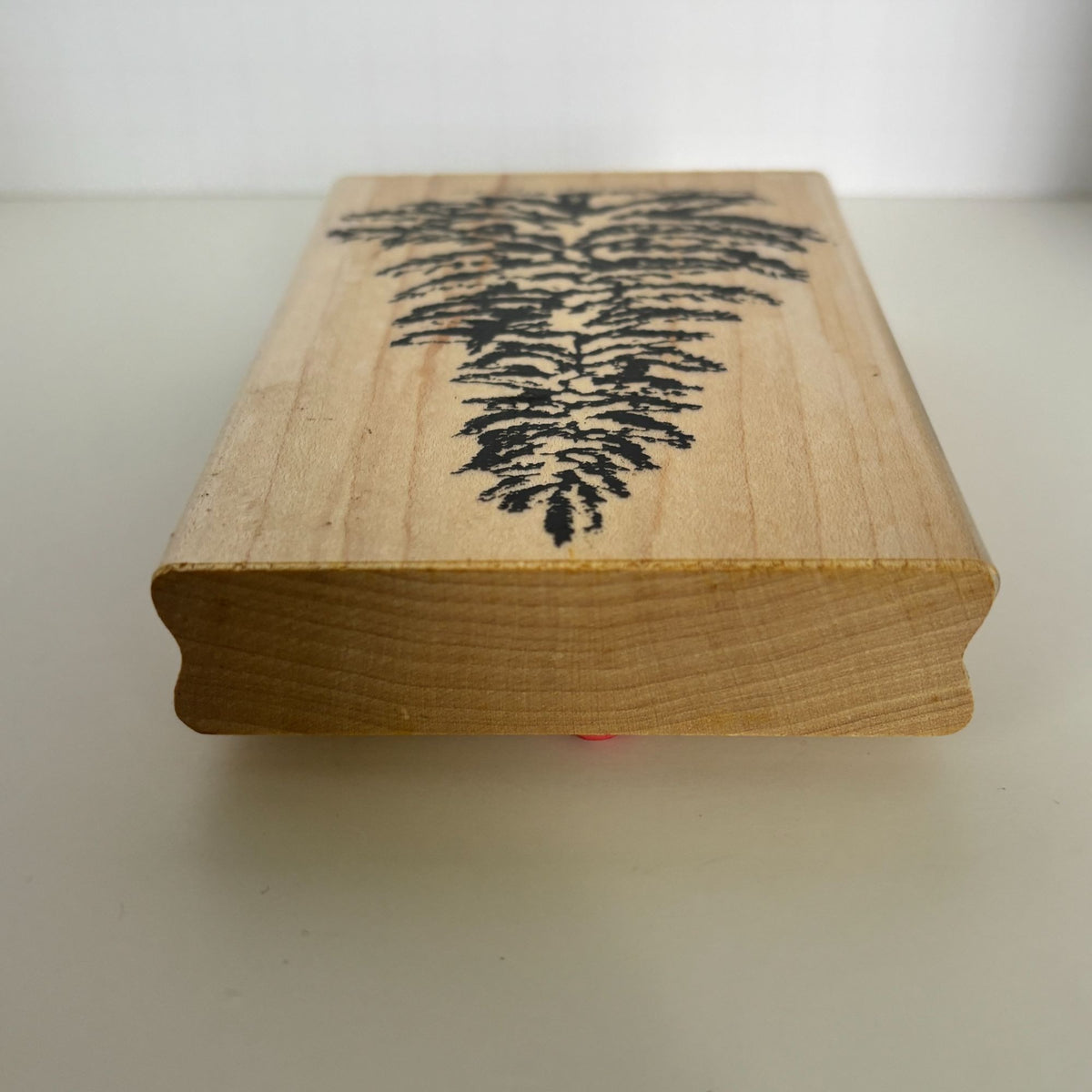 Stampabilities Rubber Stamp Vintage Pine Tree Snowy Winter Christmas Card Making Nature Holidays Wooden