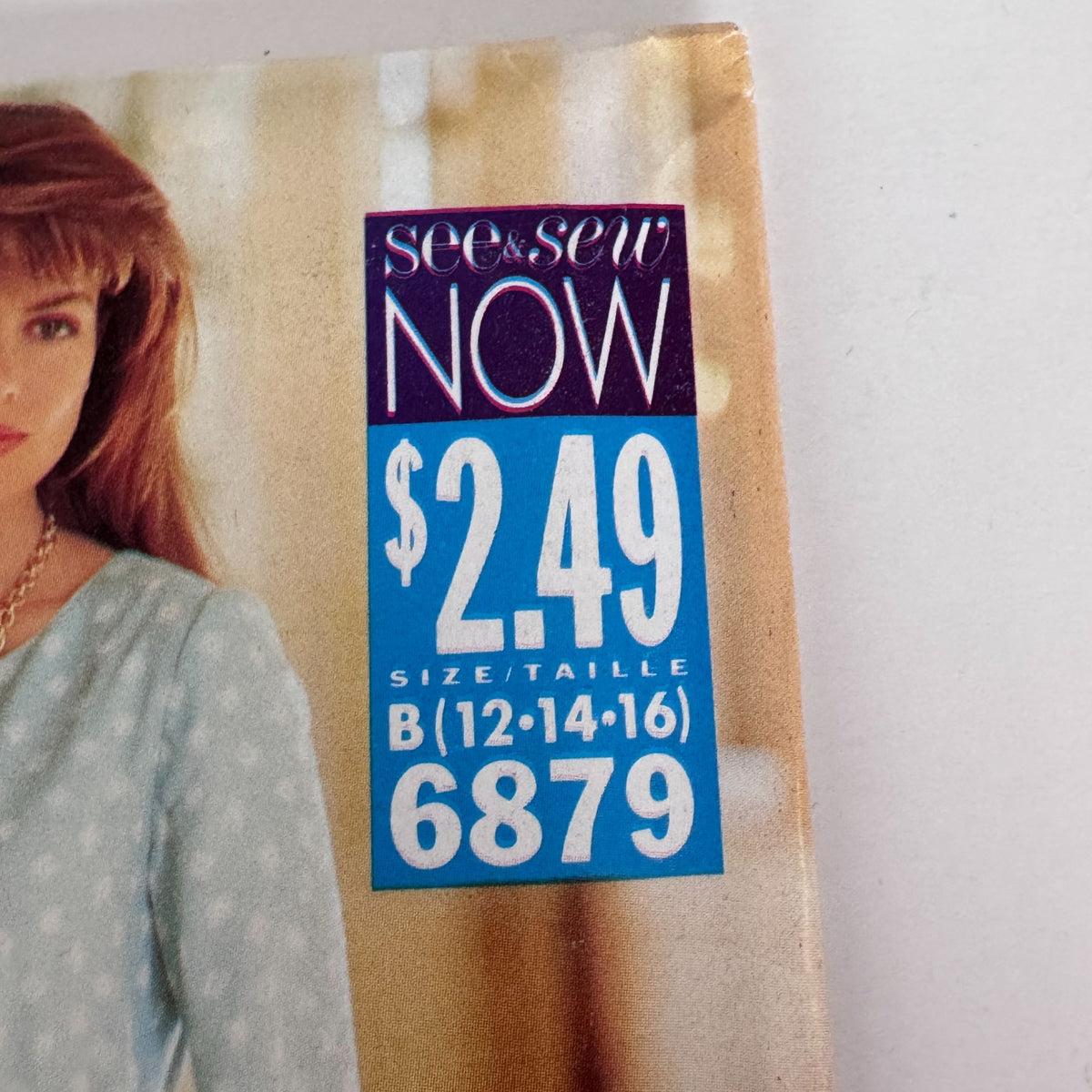 Butterick Sewing Pattern 6879 1990s Easy Pullover Top Wrap Skirt 12-16 Uncut Vintage Work