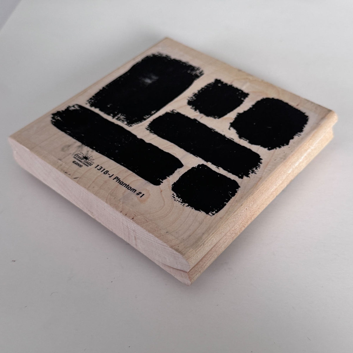 Stamp Oasis Rubber Stamp Phantom Abstract Brush Stroke Collage Texture Grunge Art Journaling Supply