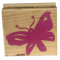 Hero Arts Rubber Stamp Pink Butterfly Poetic Prints Silhouette Flying Spring