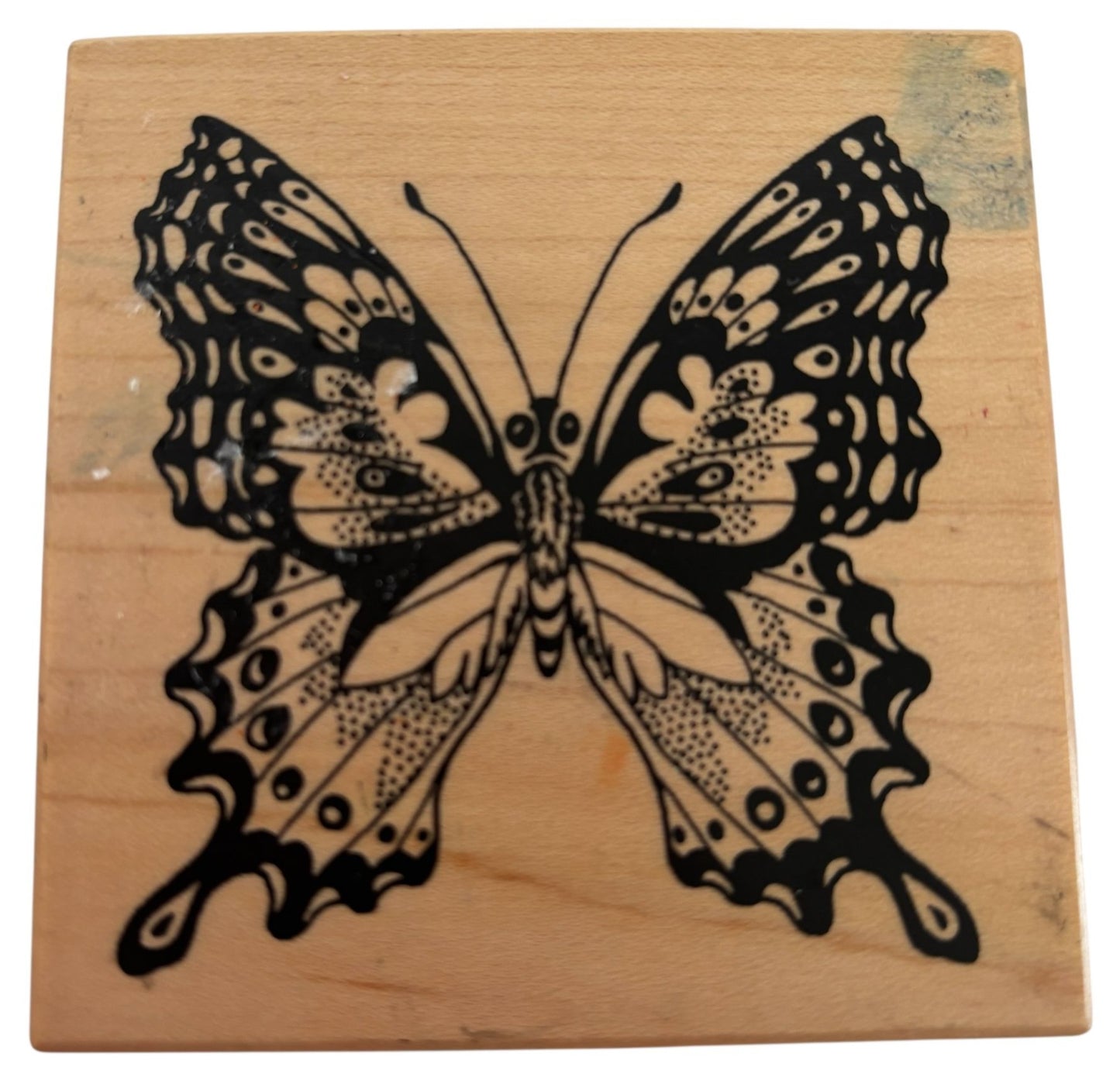 PSX Rubber Stamp Swallowtail Butterfly Spring Garden Nature Outdoors 2.5" G-055