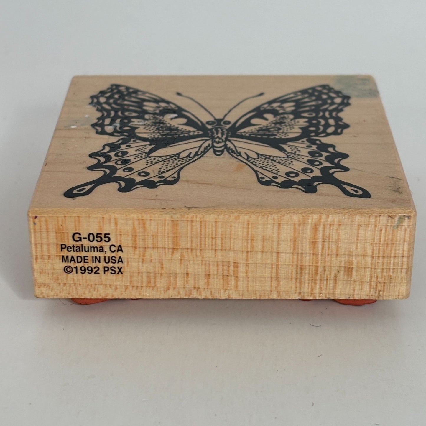 PSX Rubber Stamp Swallowtail Butterfly Spring Garden Nature Outdoors 2.5" G-055