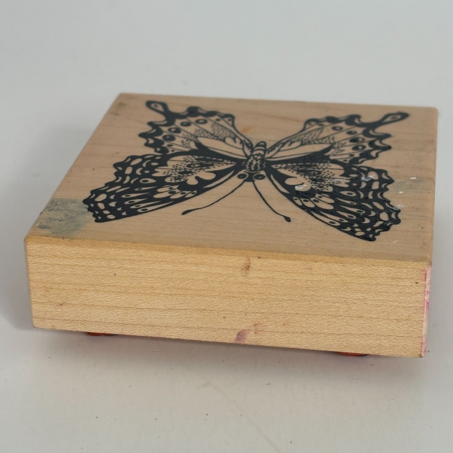 PSX Rubber Stamp Swallowtail Butterfly Spring Garden Nature Outdoors 2.5" G-055